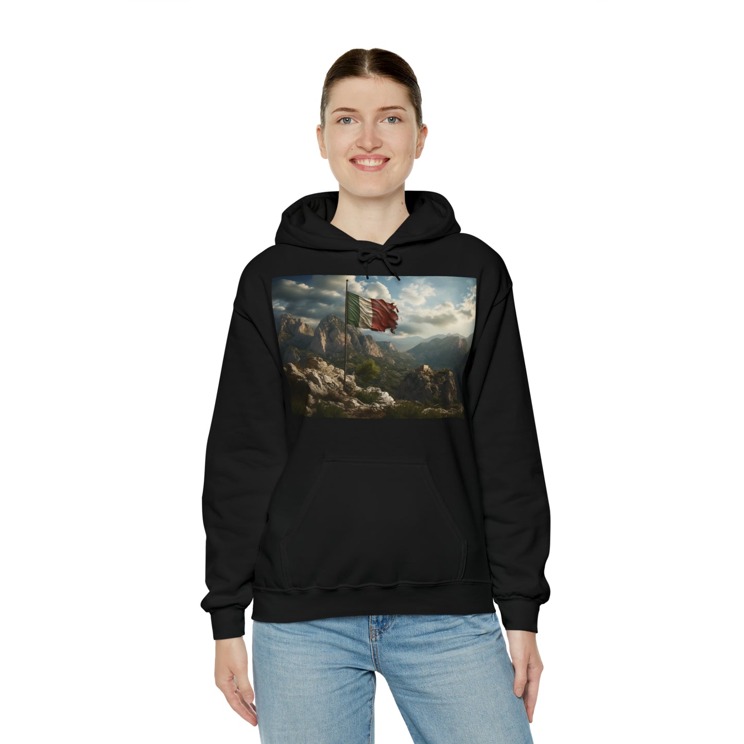 Italy Flag - dark hoodies