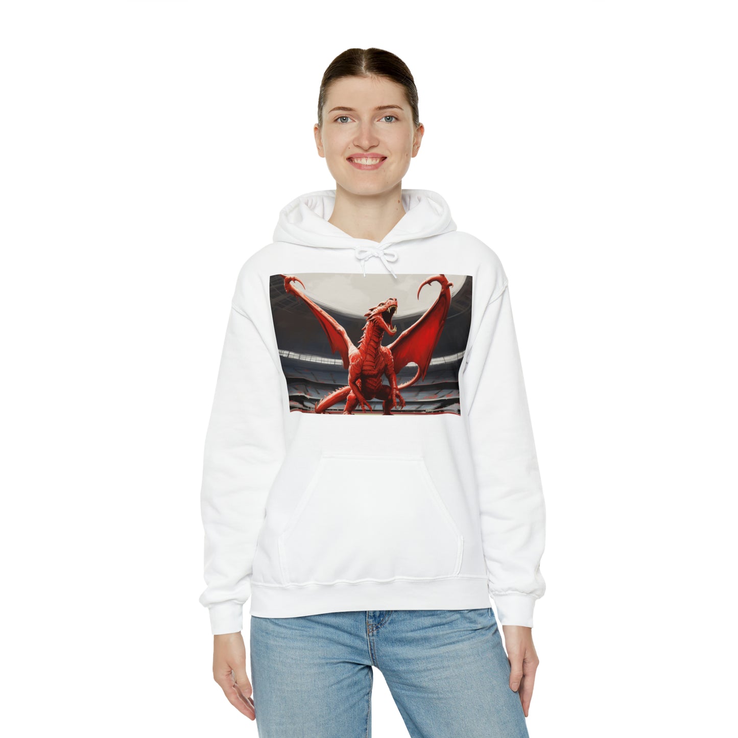 Welsh Dragon - light hoodies