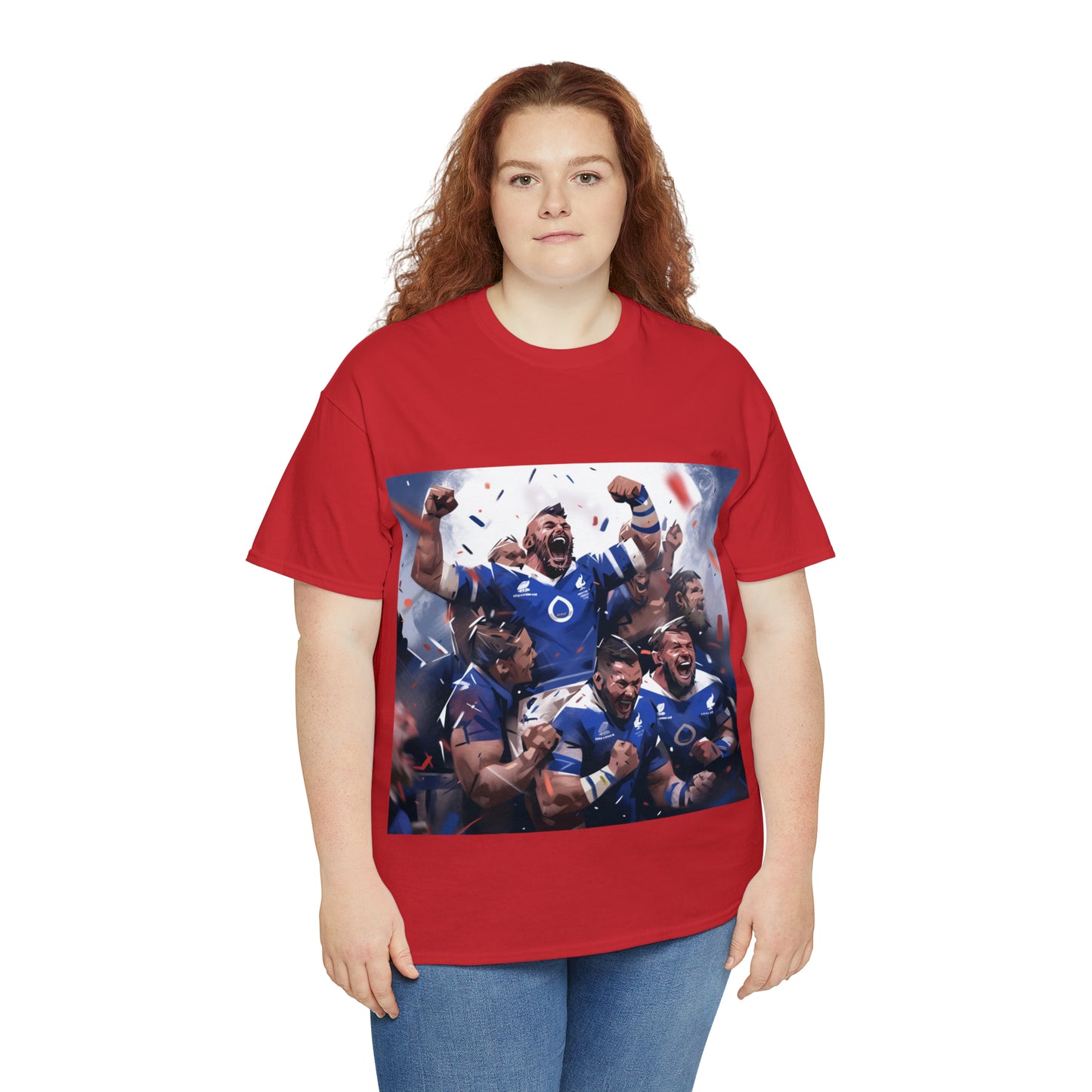 France Celebrating - dark shirts