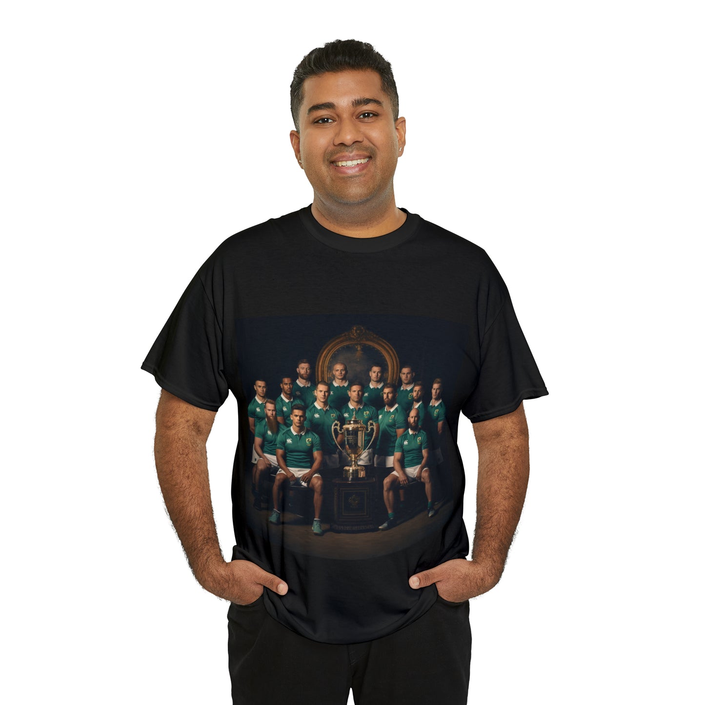Ireland World Cup photoshoot - dark shirts