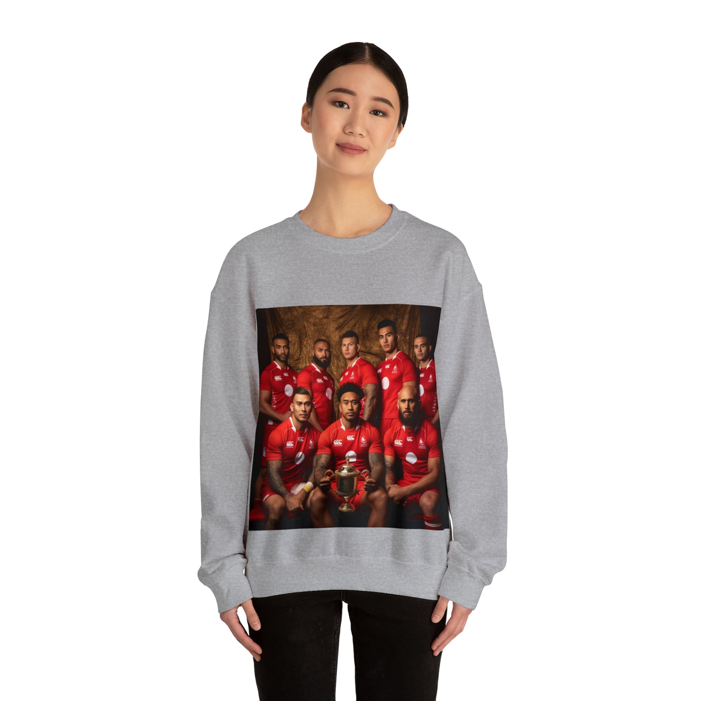 Tonga RWC photoshoot - light sweatshirts