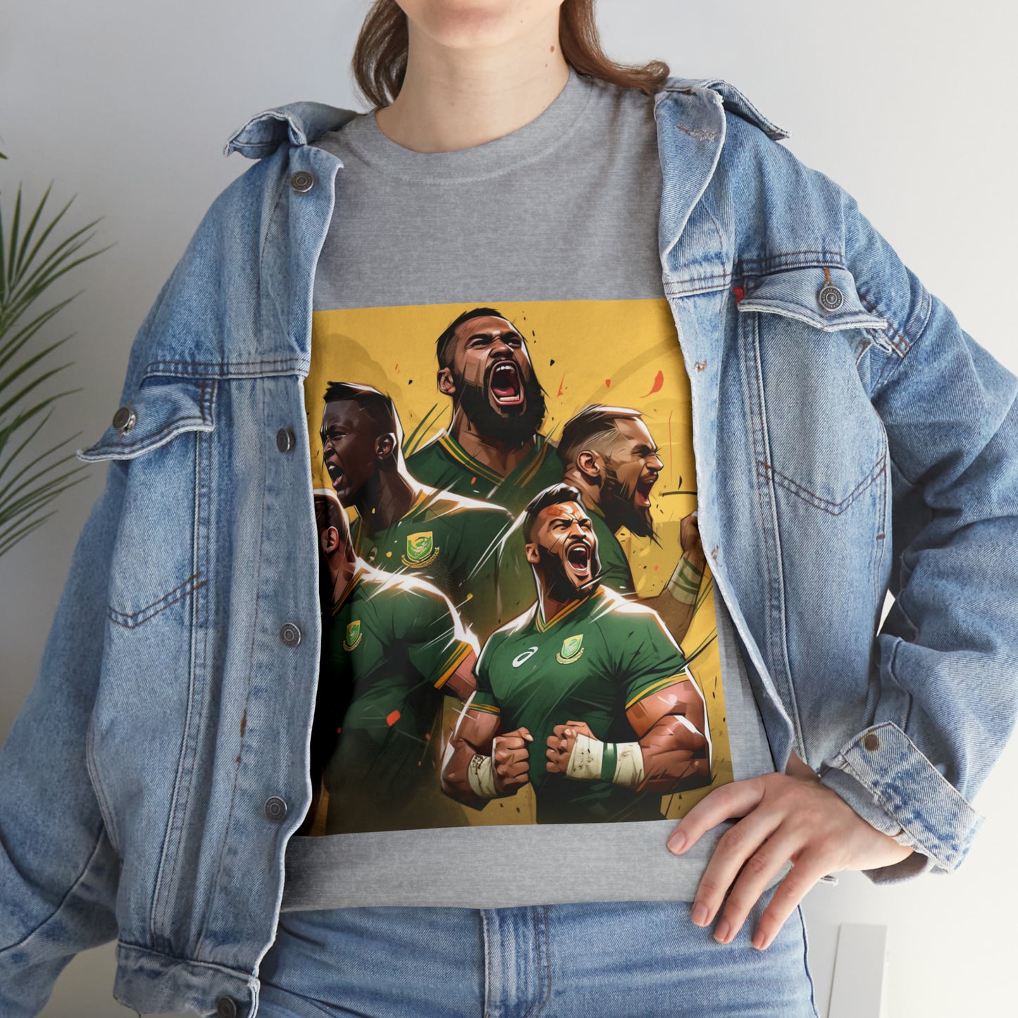 Springboks Celebrating - light shirts