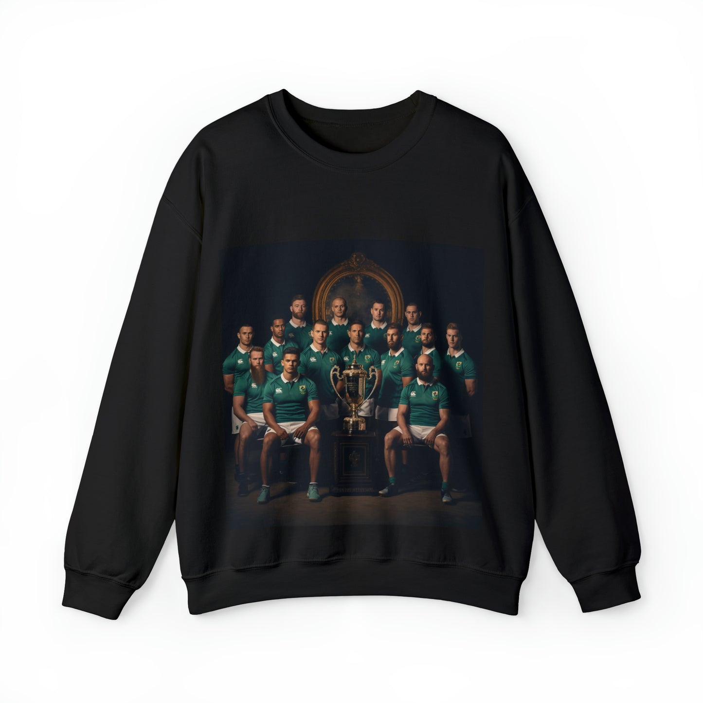 Ireland World Cup photoshoot - black sweatshirt