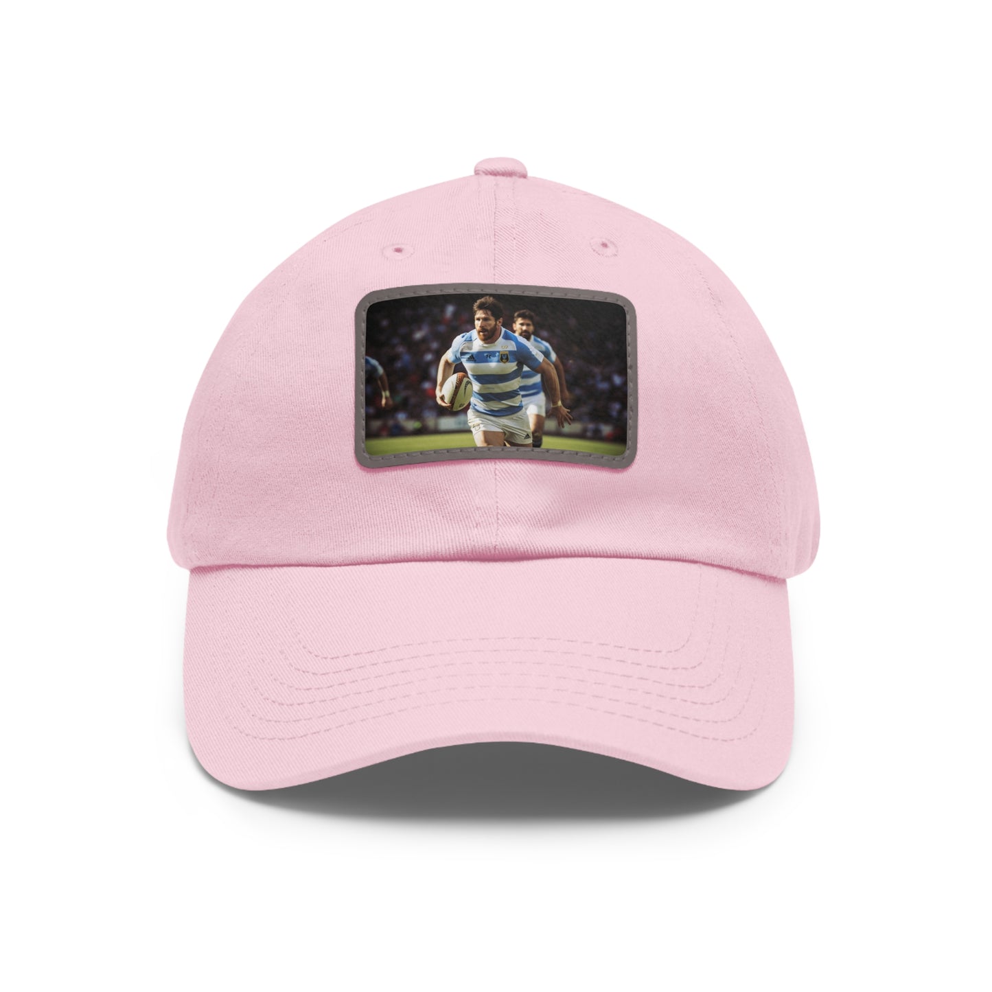 Rugby Messi Rectangle Leather Patch Hat