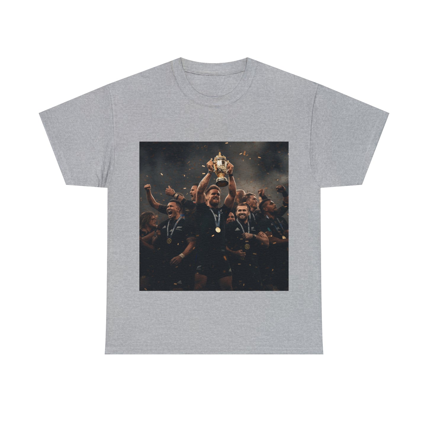 All Blacks lifting World Cup - light shirts