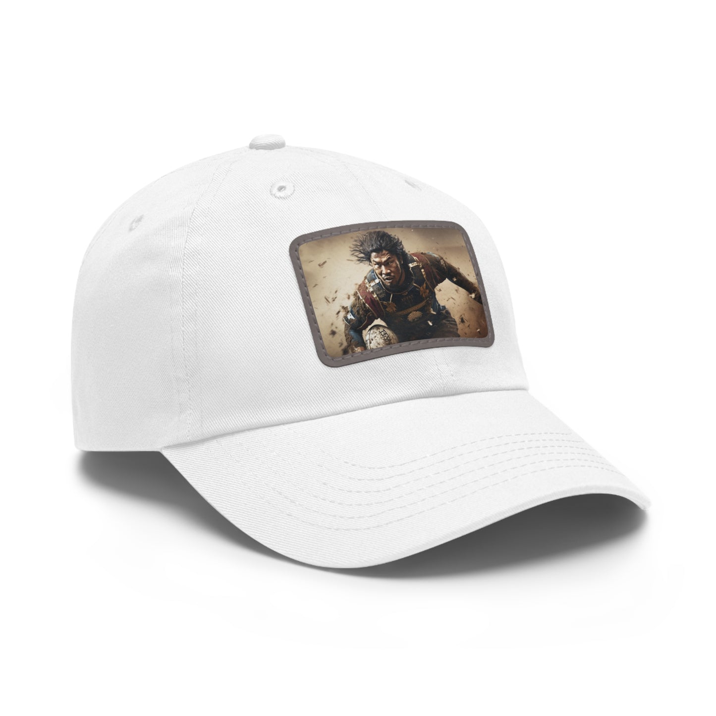 Samurai Rectangle Leather Patch Hat