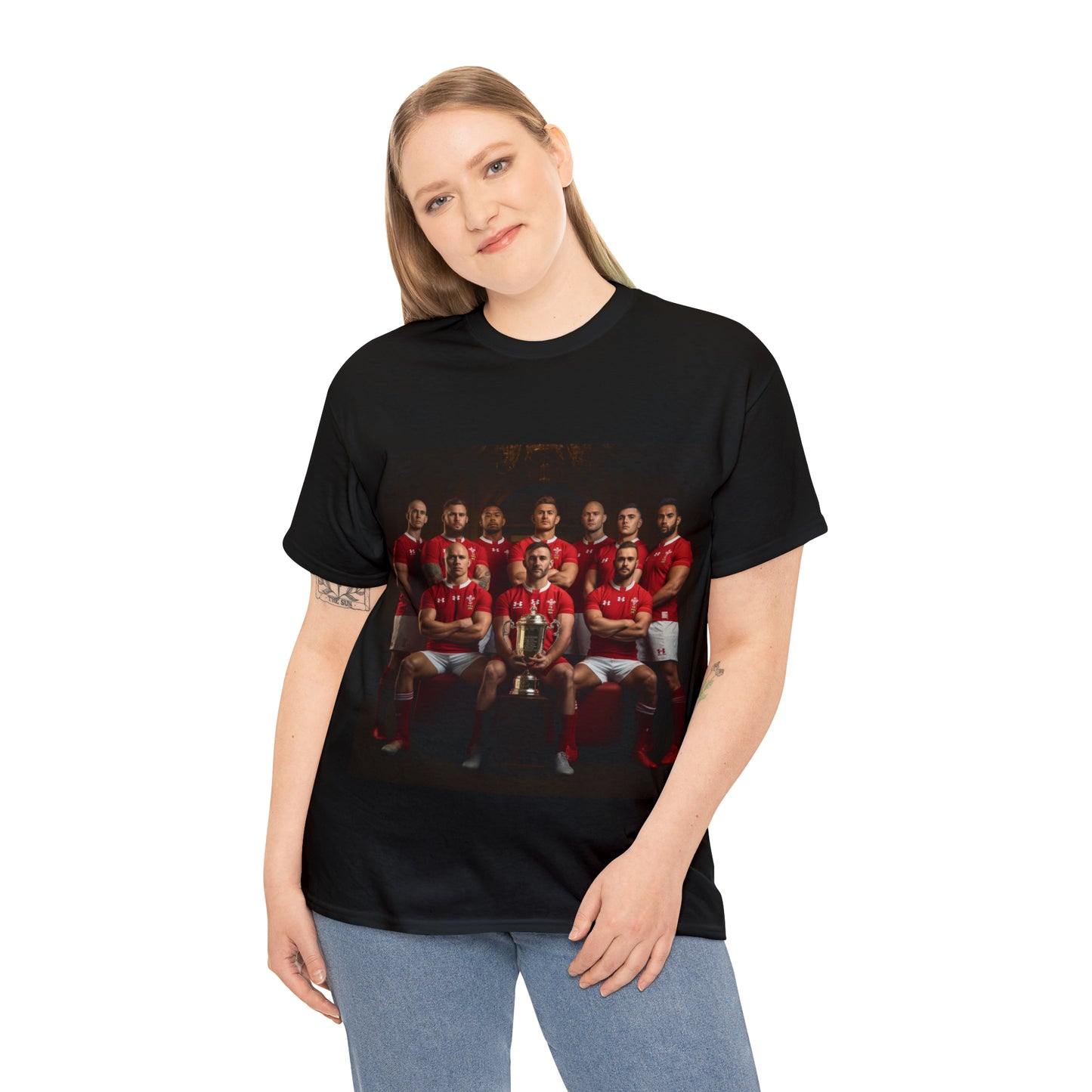 Wales RWC Photoshoot - dark shirts