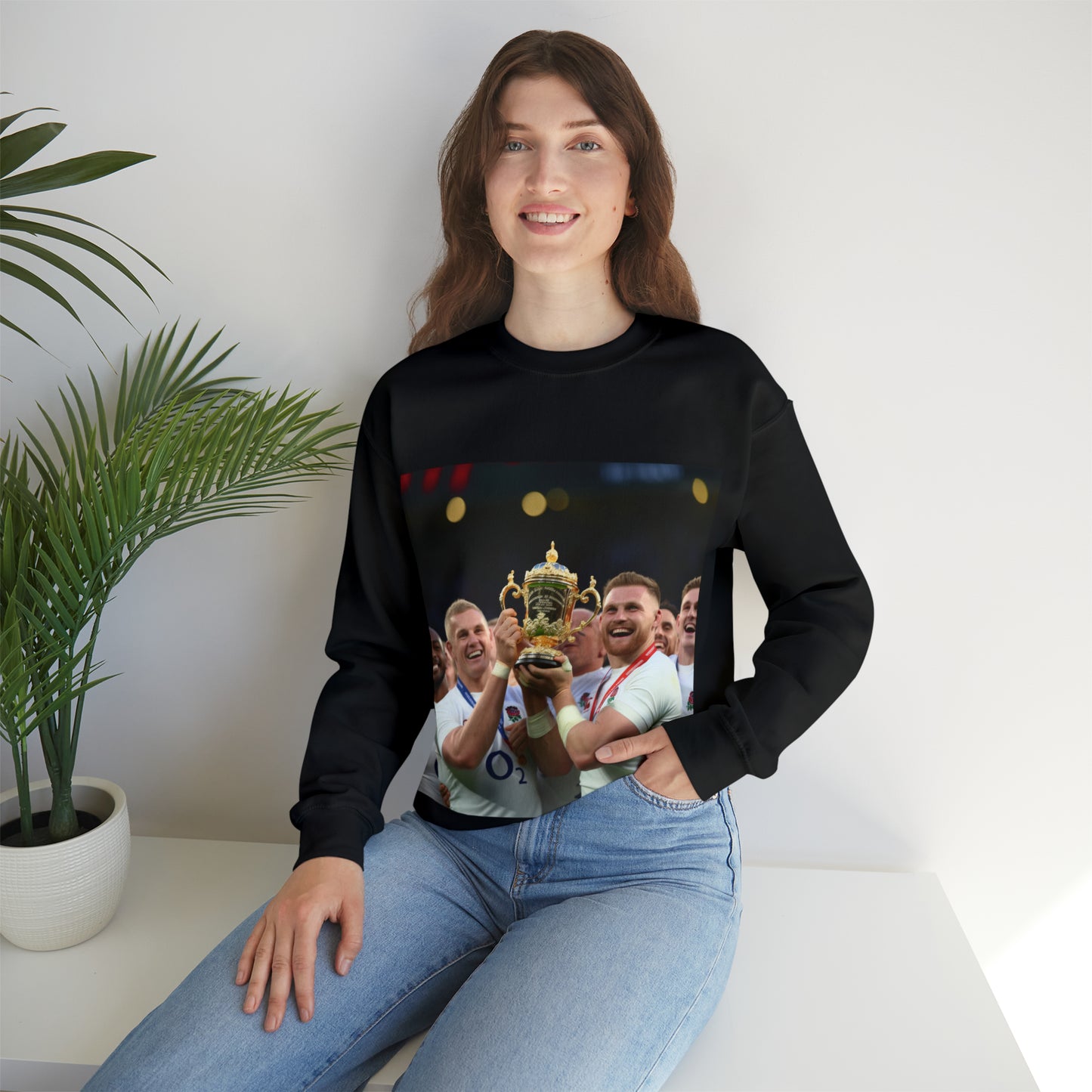 England Celebrating Winning World Cup - black sweatshirt