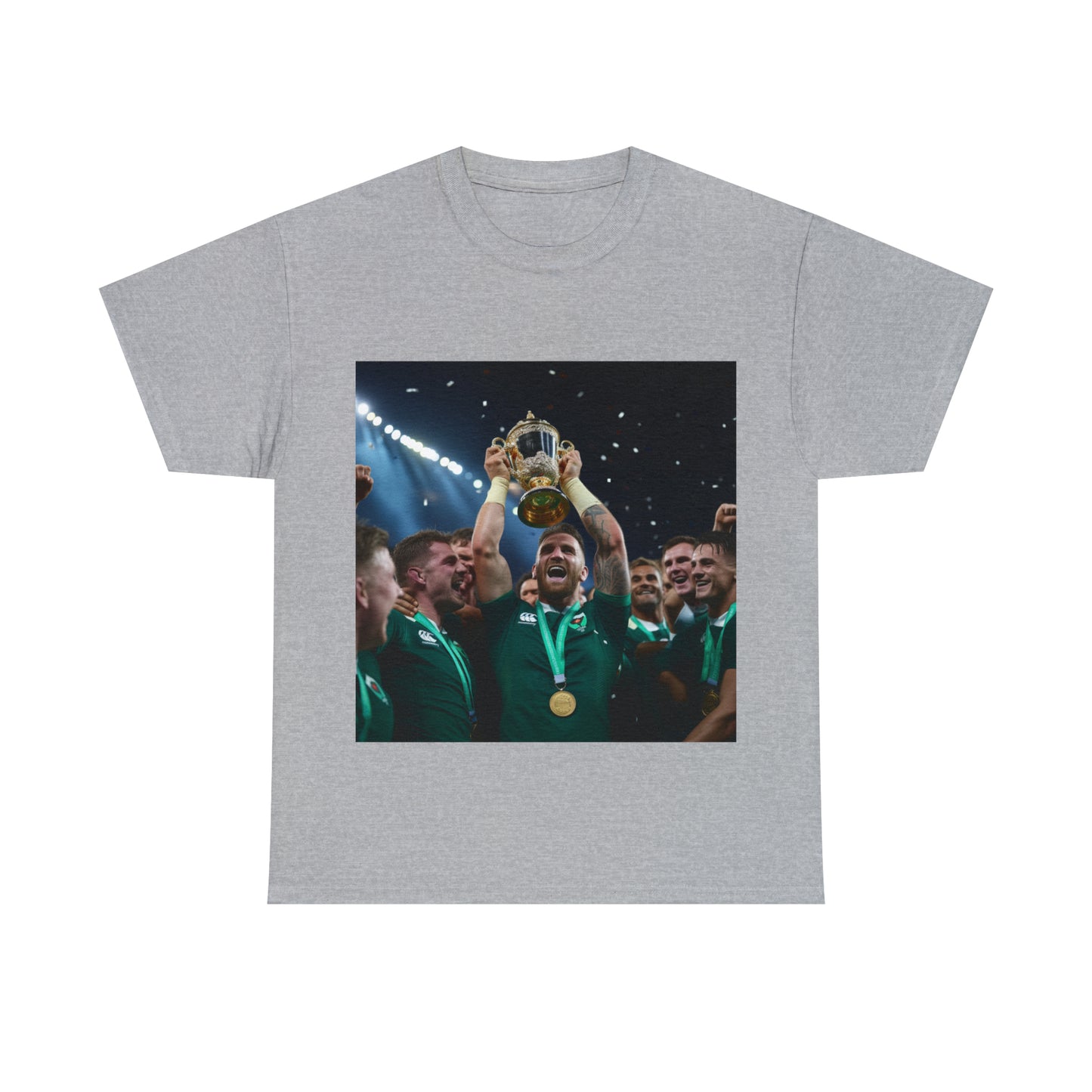 Ireland lifting the RWC - light shirts