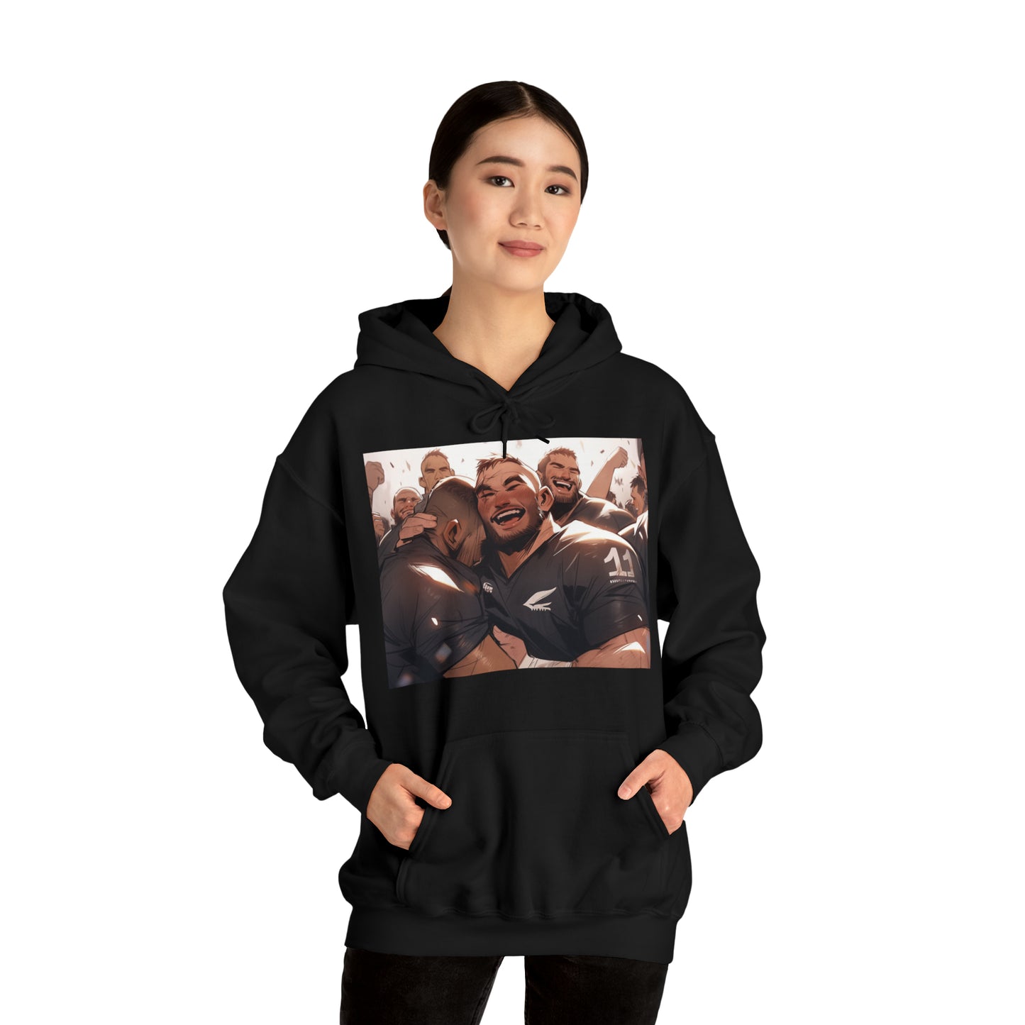 All Blacks Celebrating - black hoodie