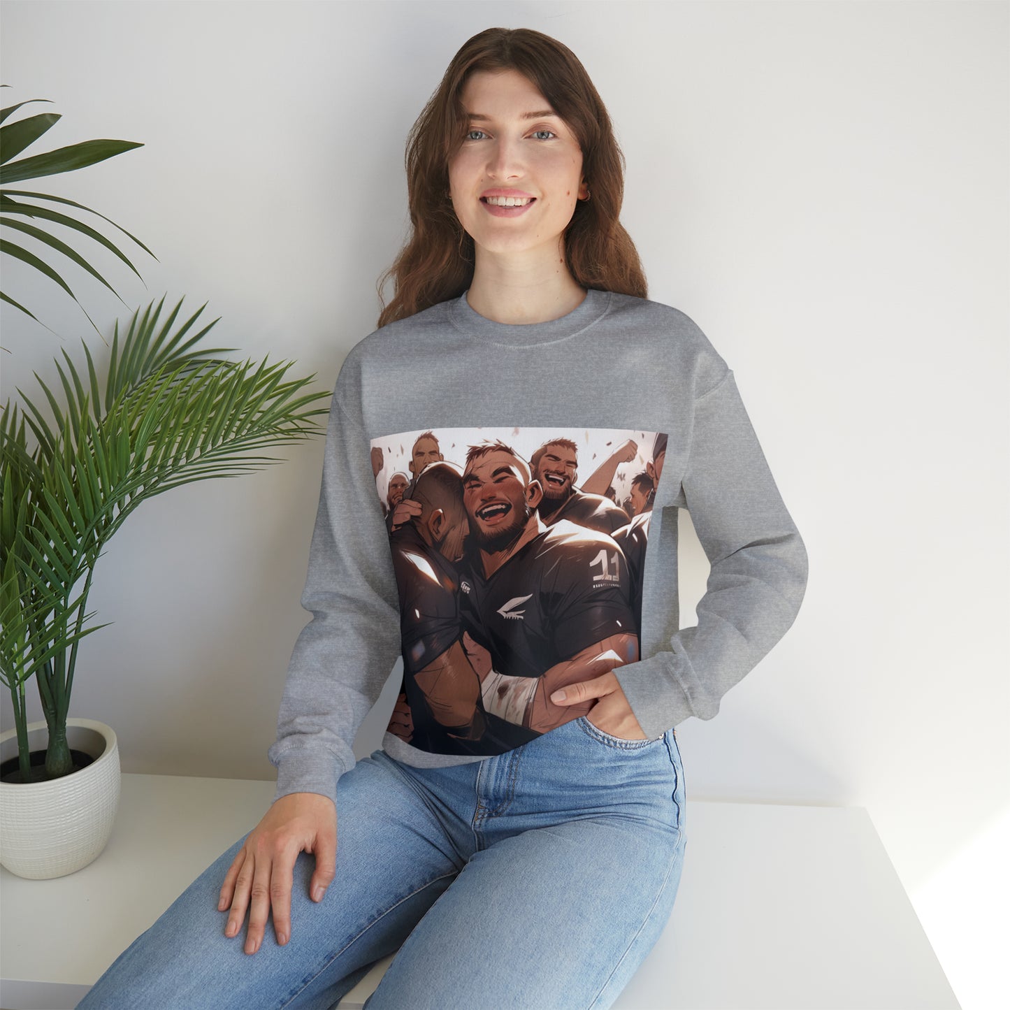 All Blacks Celebrating - light sweatshirts