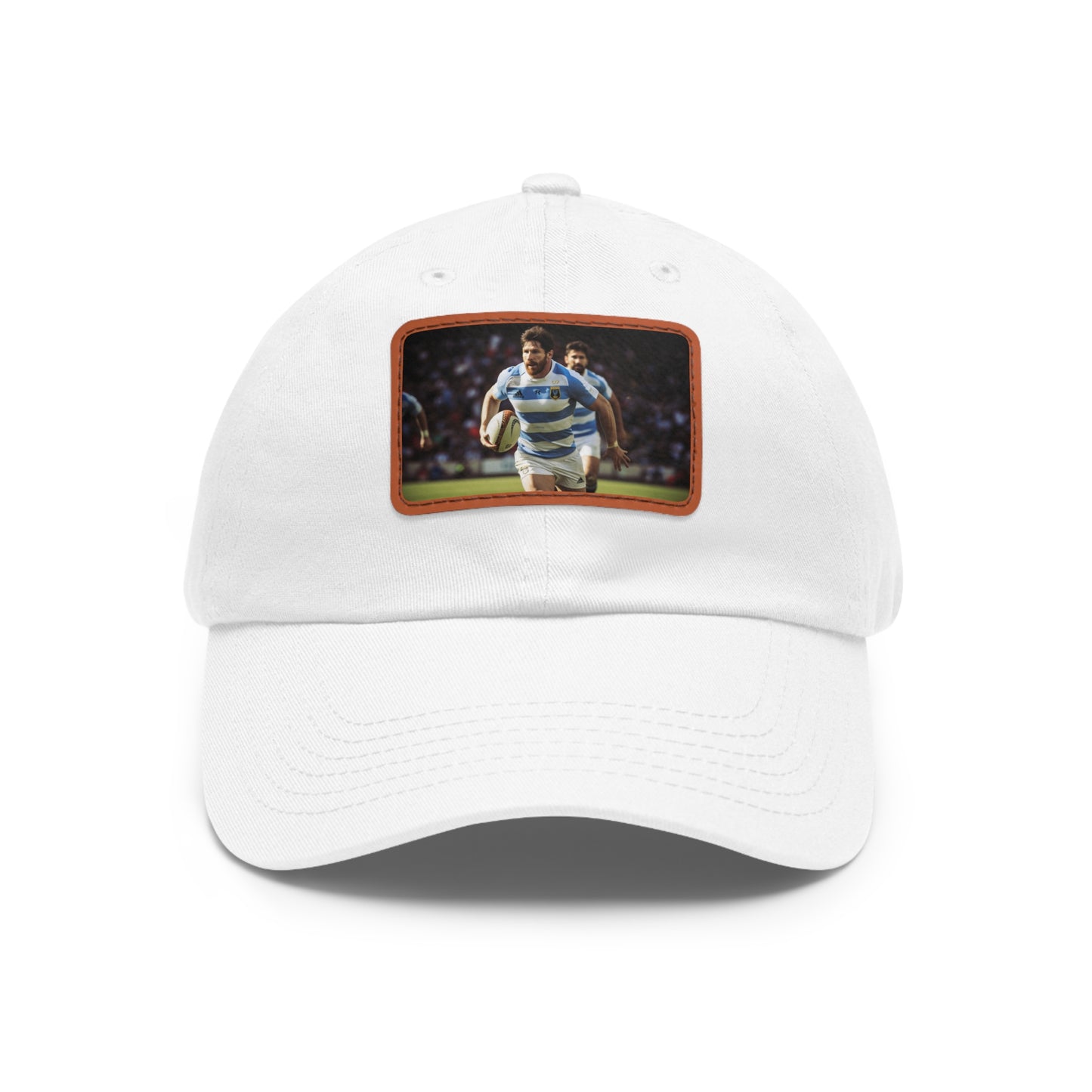 Rugby Messi Rectangle Leather Patch Hat