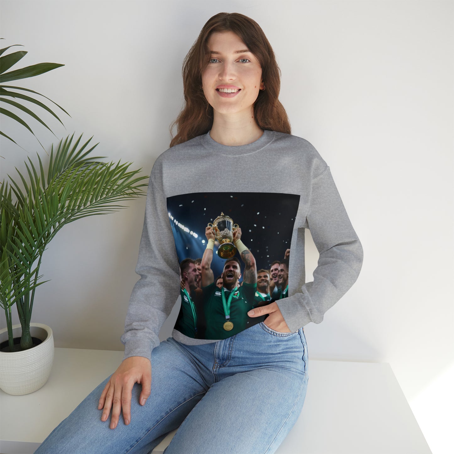 Ireland lifting the RWC - light sweatshirts