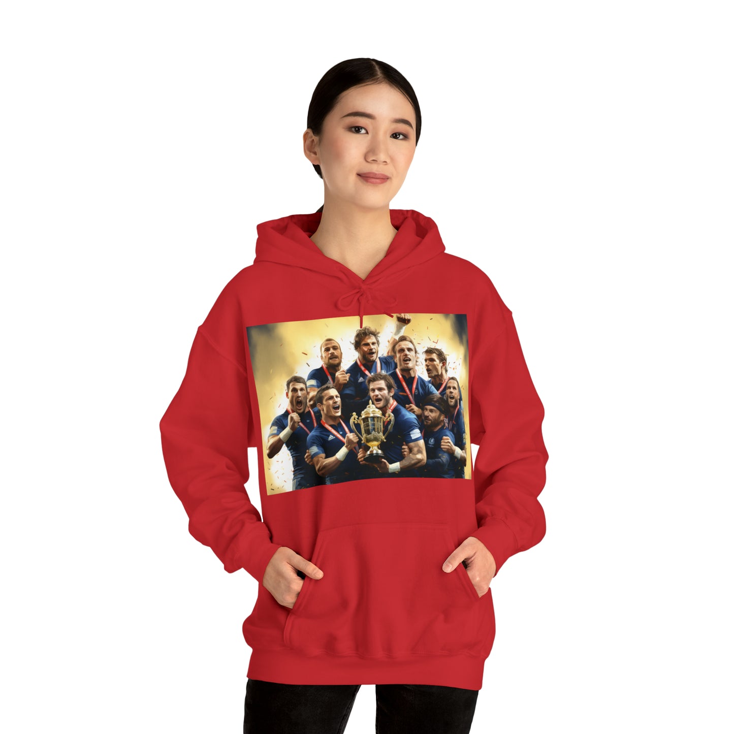 France Winning RWC 2023 - dark hoodies