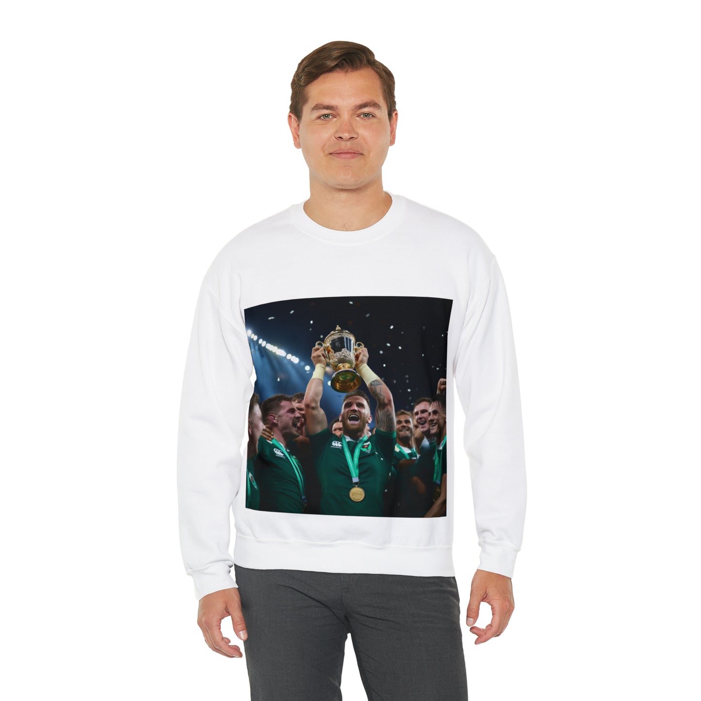 Ireland lifting the RWC - light sweatshirts