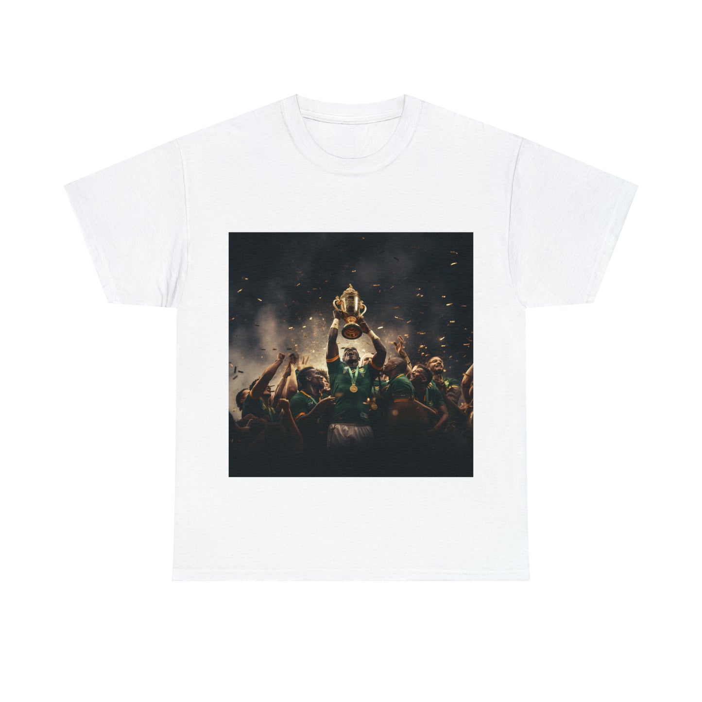 Springboks lifting RWC - light shirts