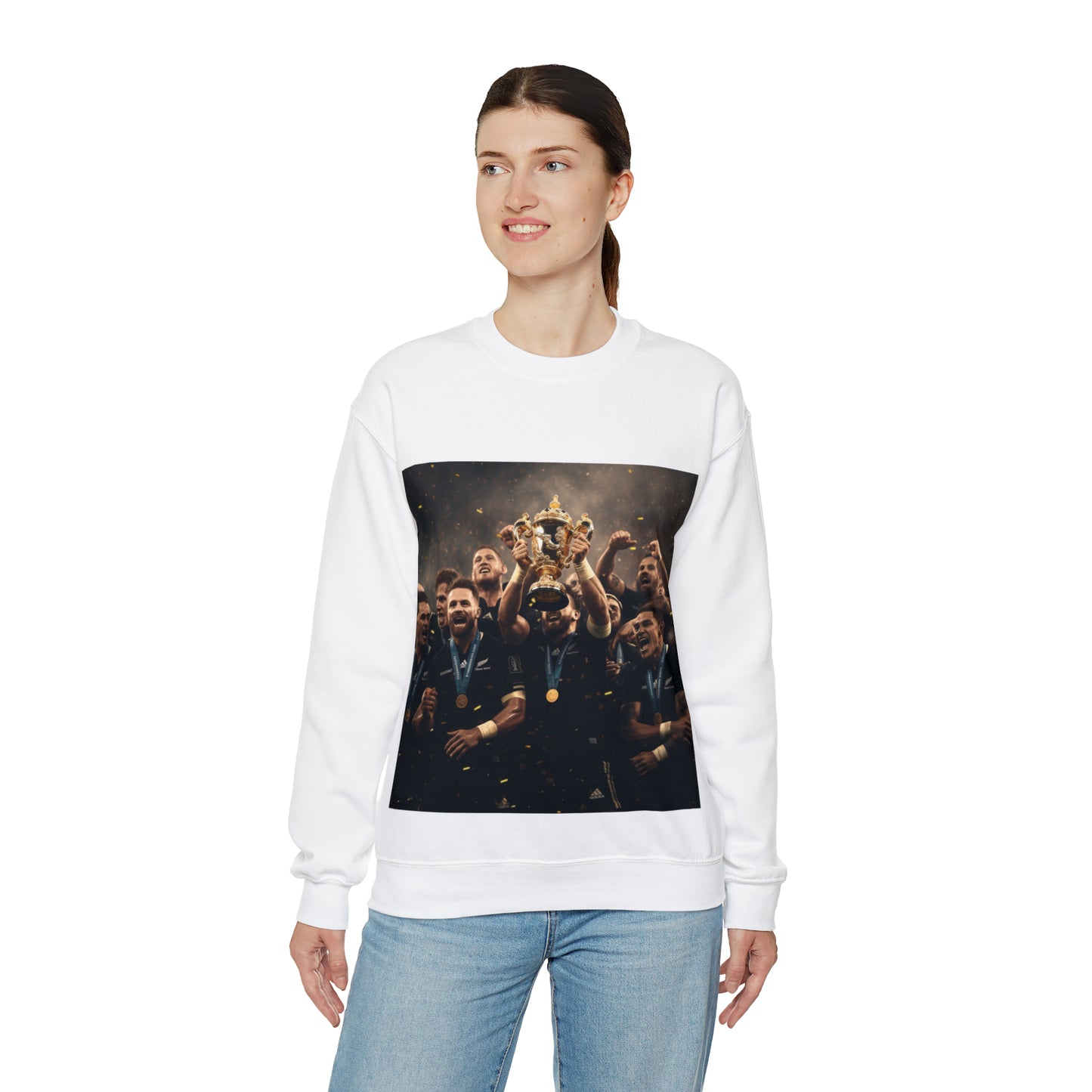 All Blacks World Cup Winners - light sweatshirts