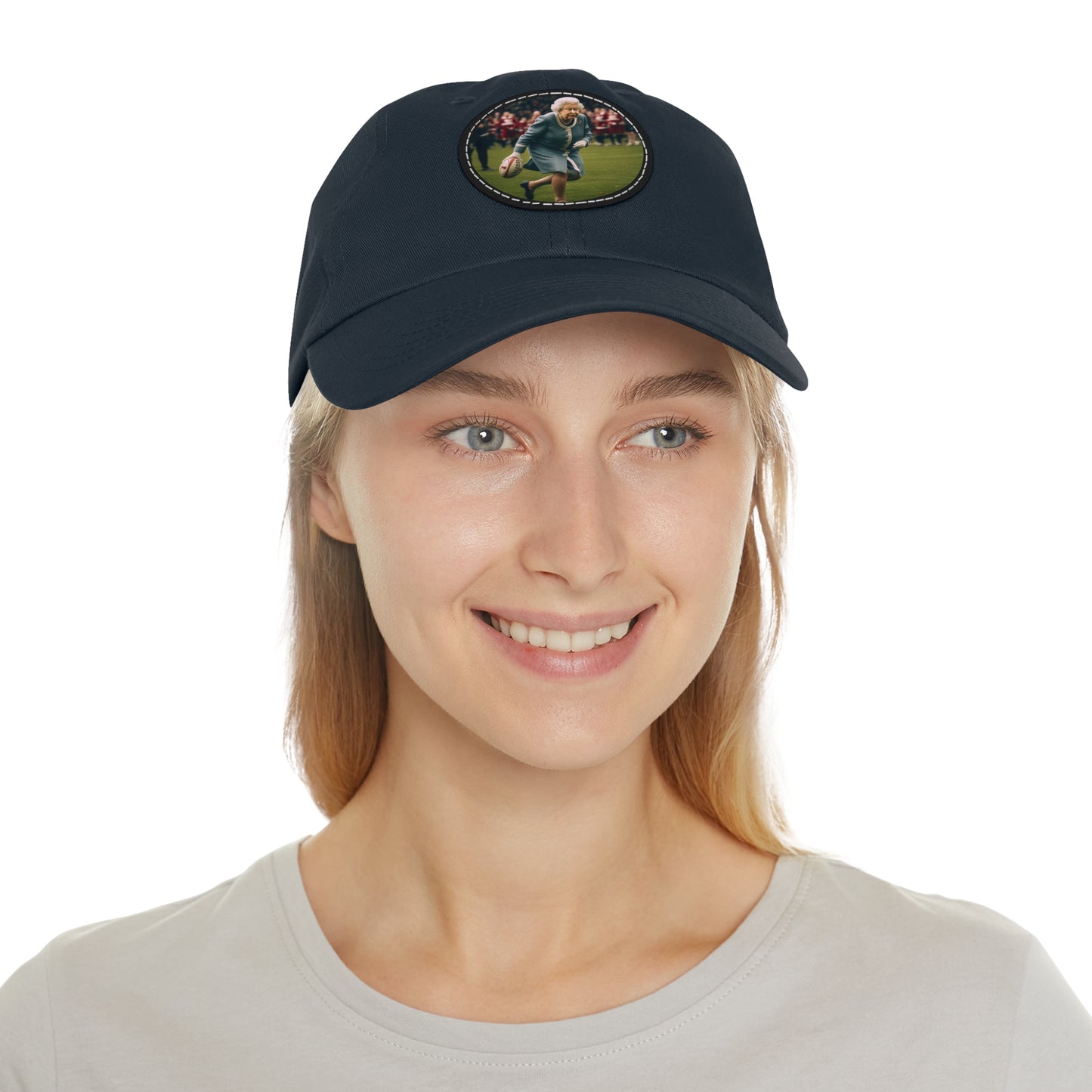 Queen Elizabeth Round Patch hat