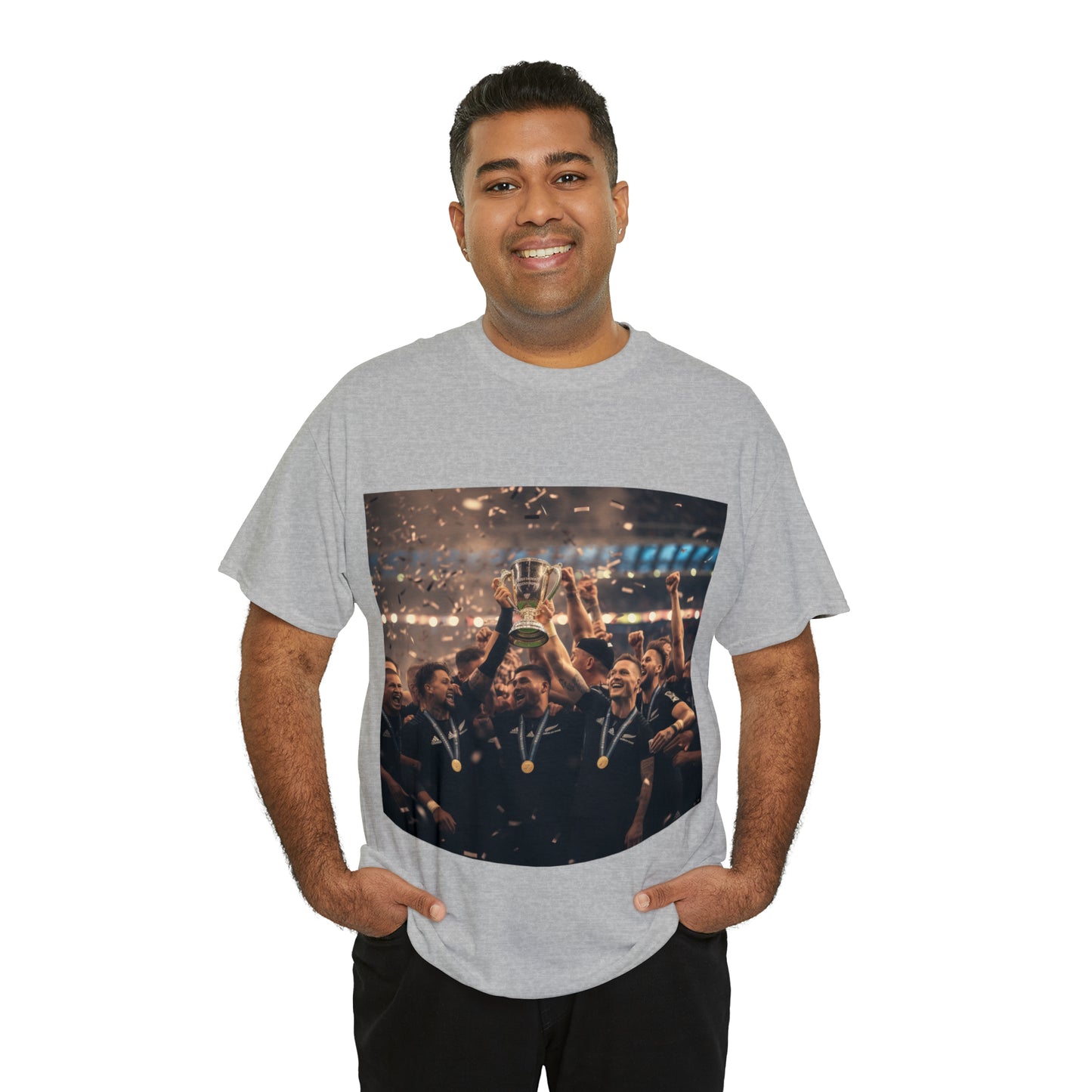 All Blacks World Cup Celebration - light shirts