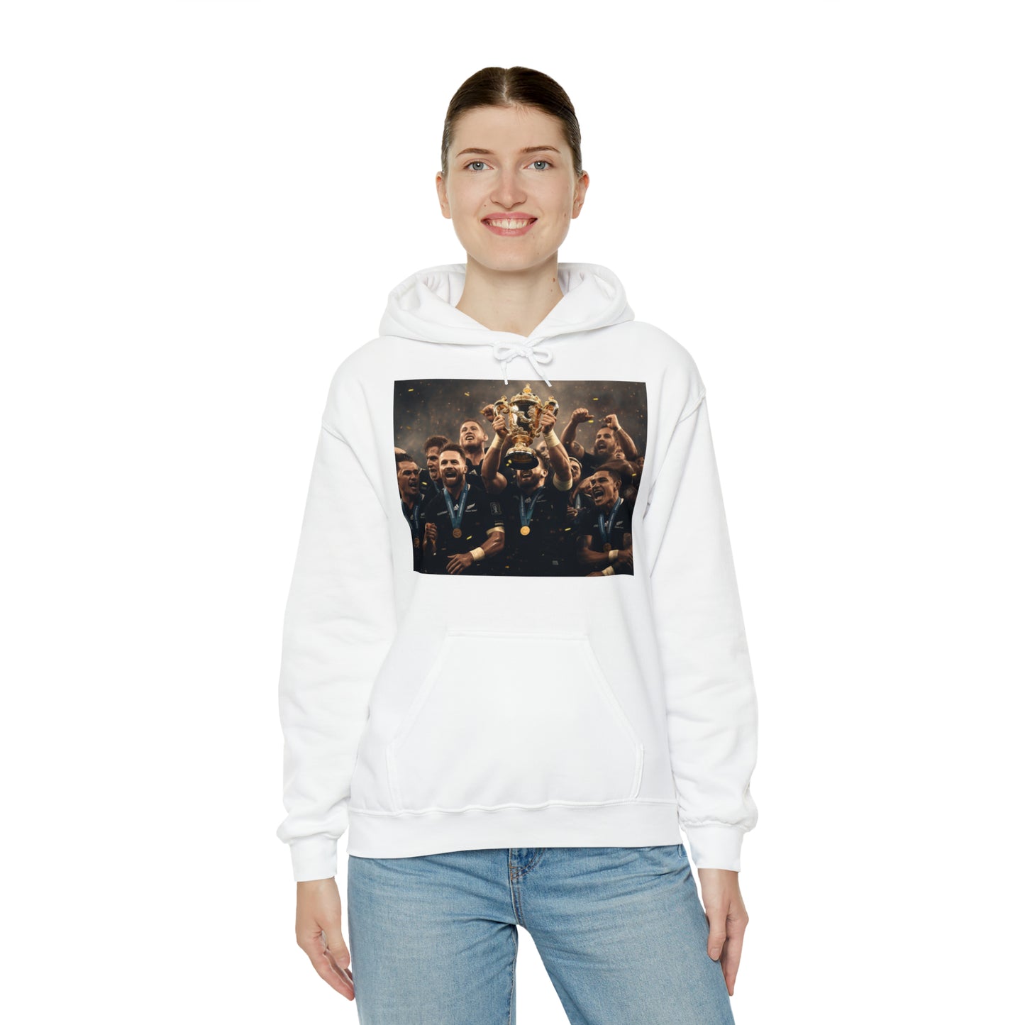 All Blacks World Cup Winners - light hoodies