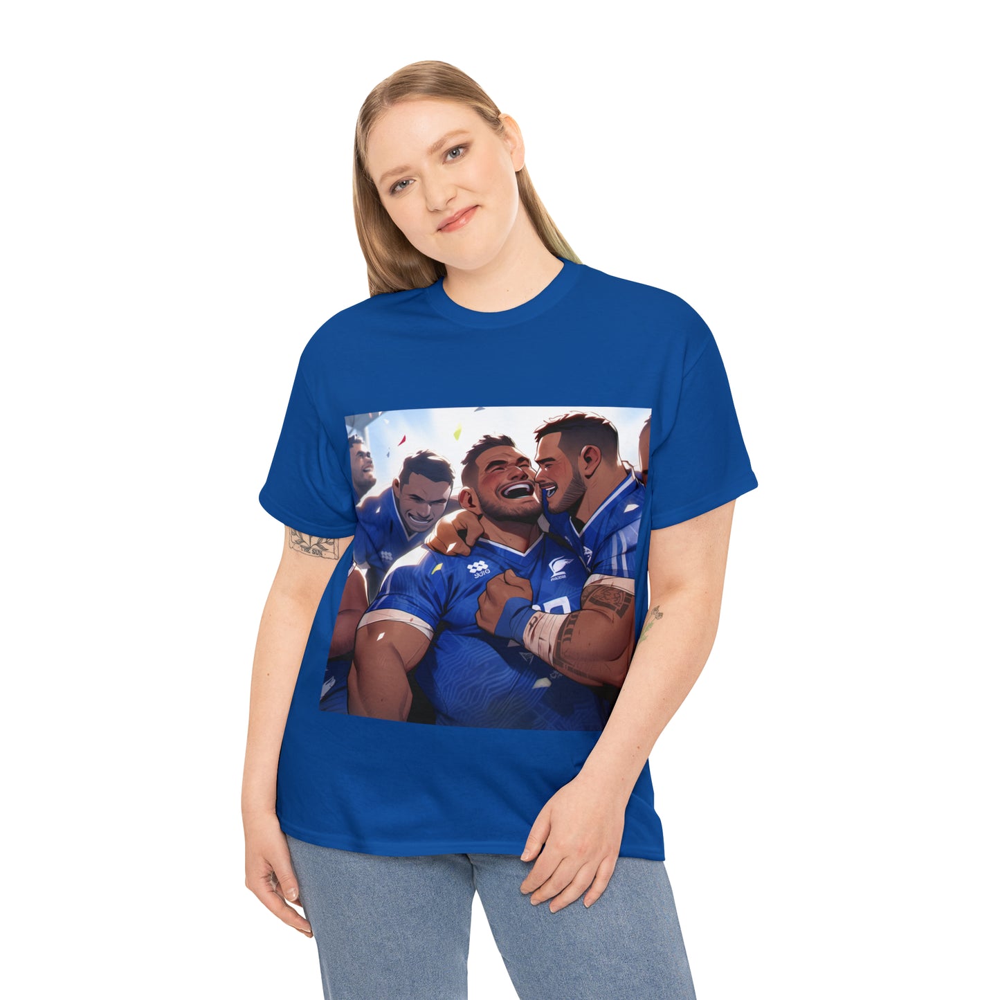 Post Match Samoa - dark shirts