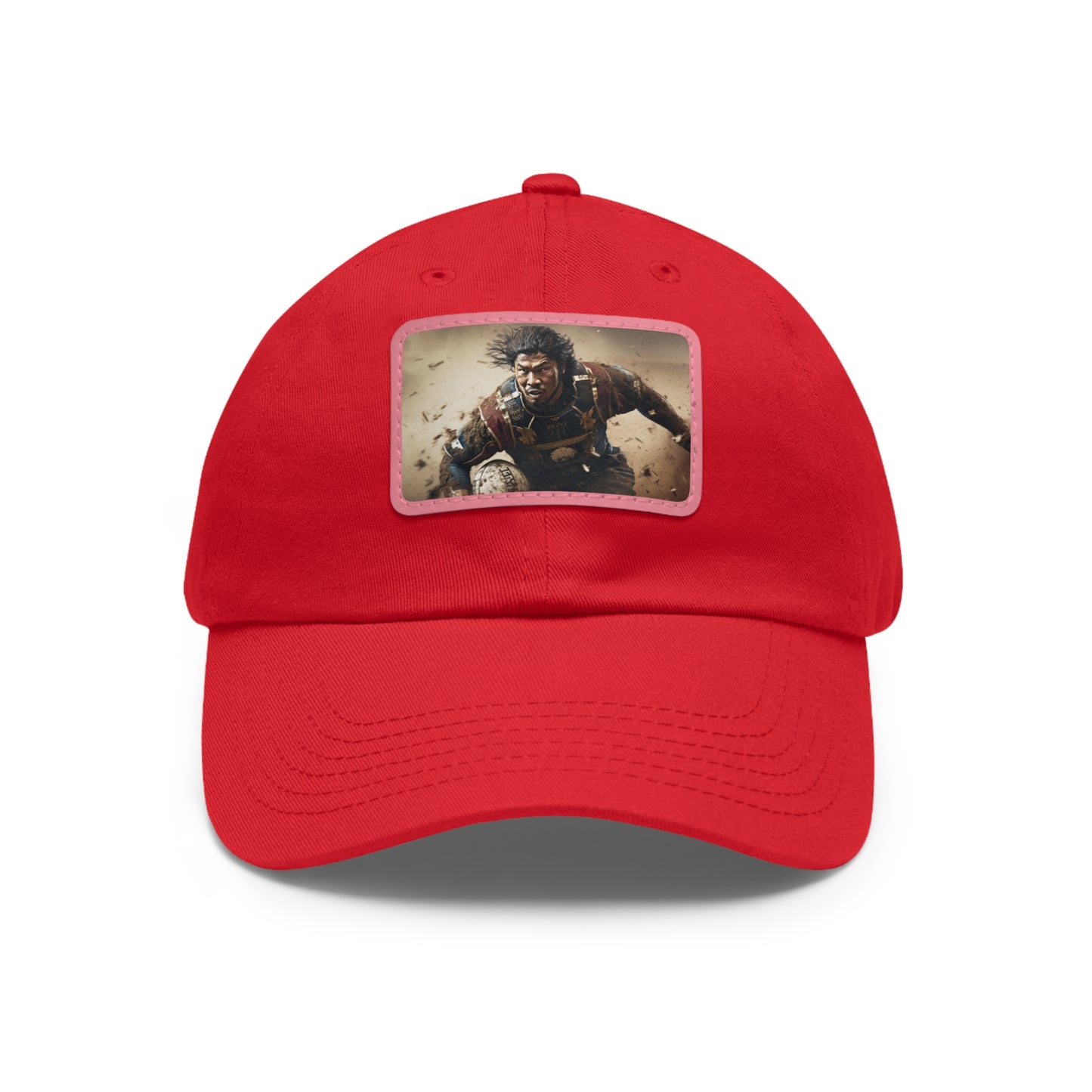 Samurai Rectangle Leather Patch Hat