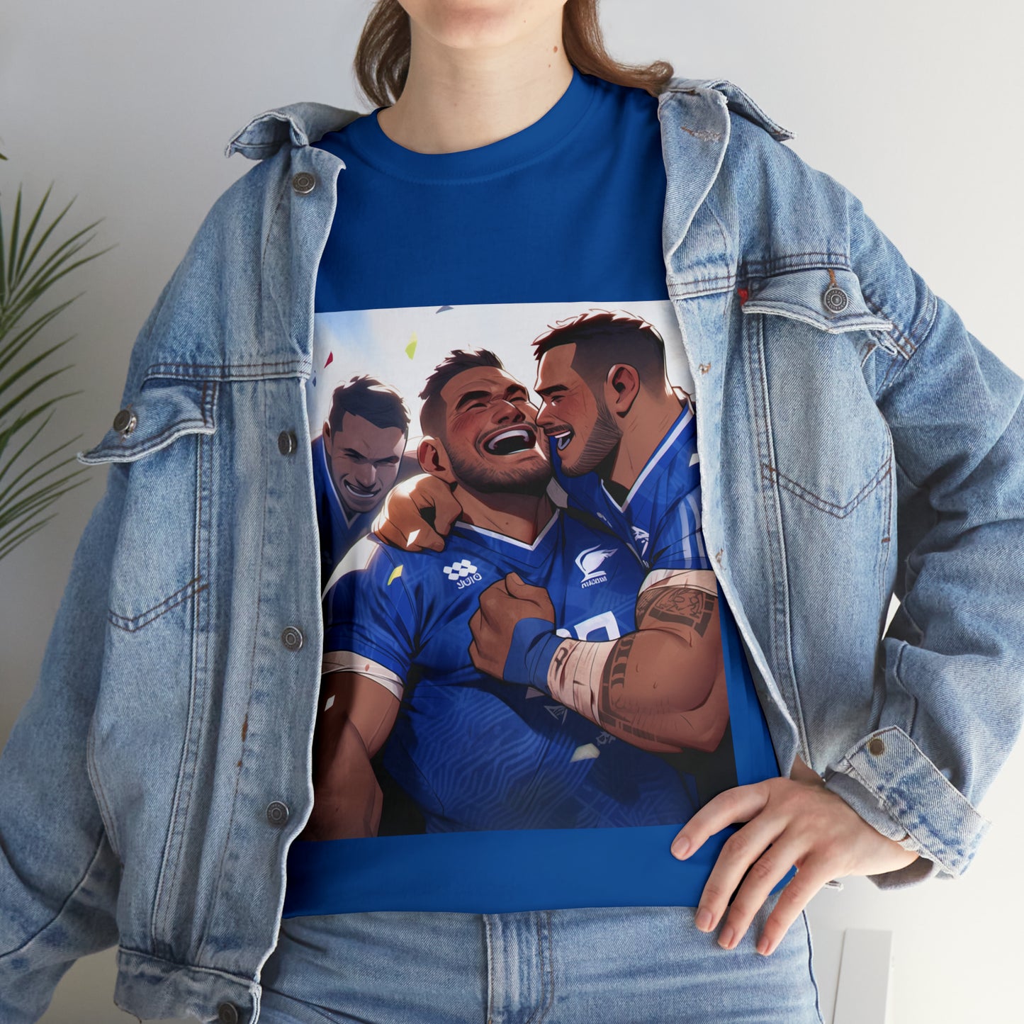 Post Match Samoa - dark shirts