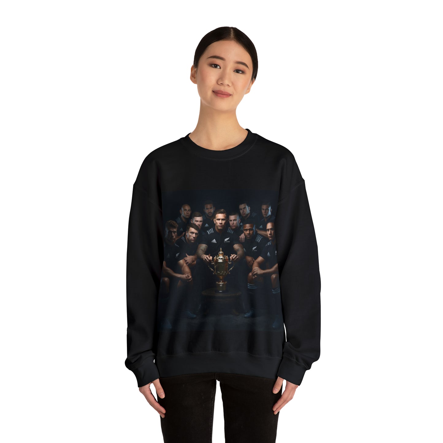All Blacks Winners Photoshoot - black sweatshirt