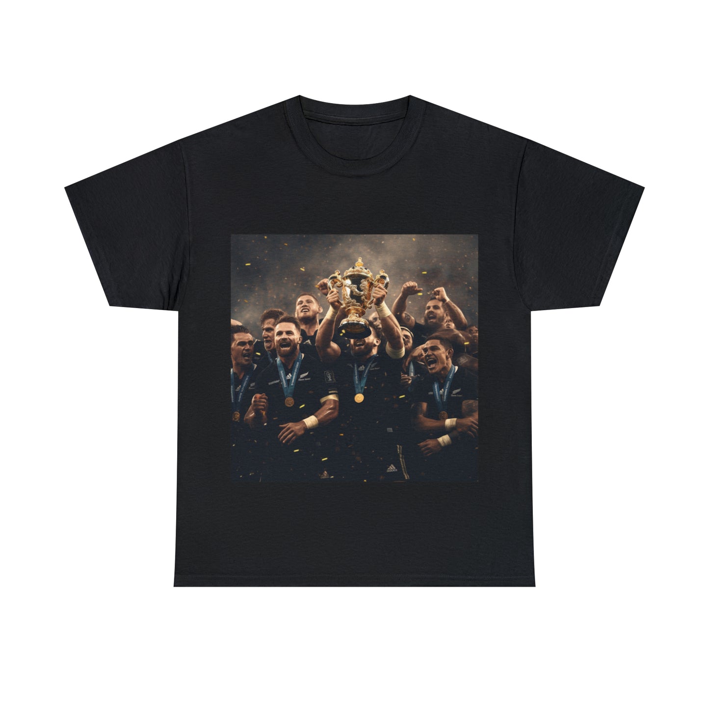 All Blacks World Cup Winners - black shirt
