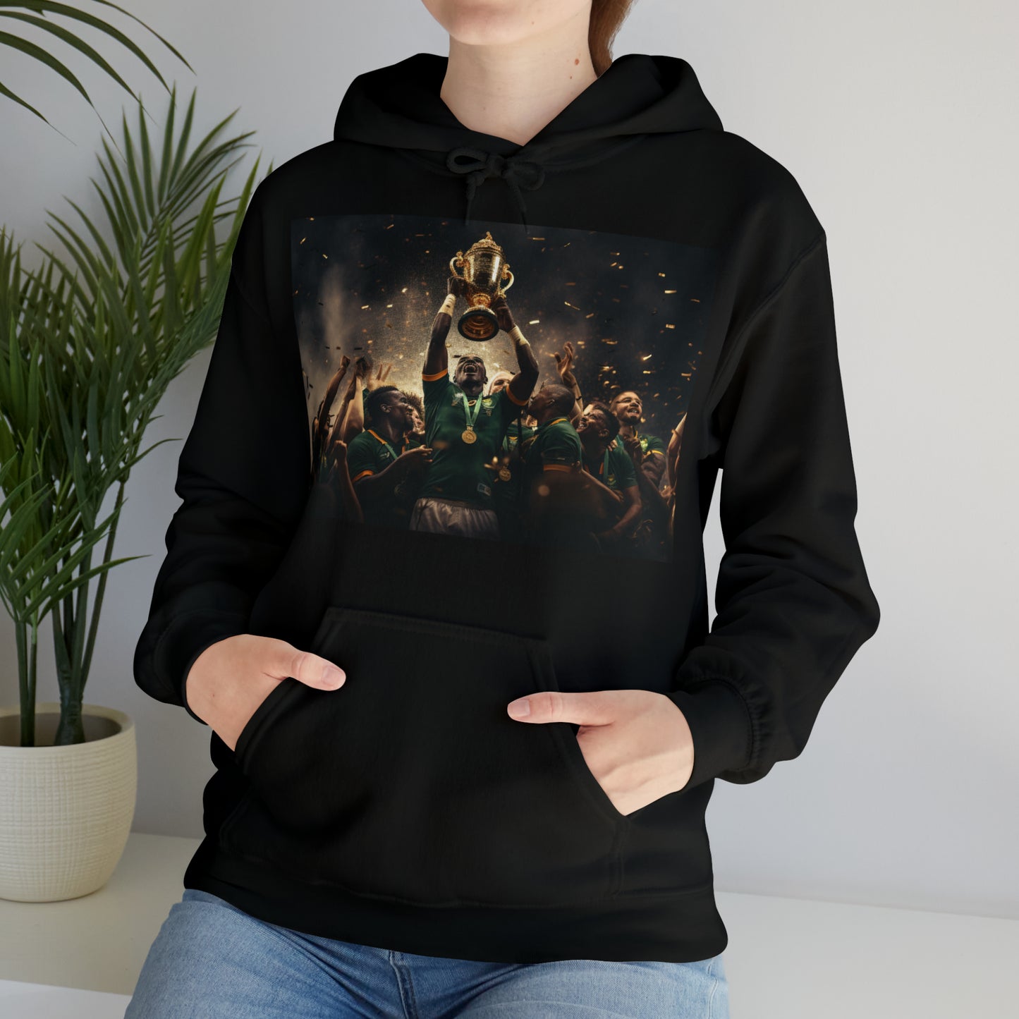 Springboks lifting RWC - dark hoodies