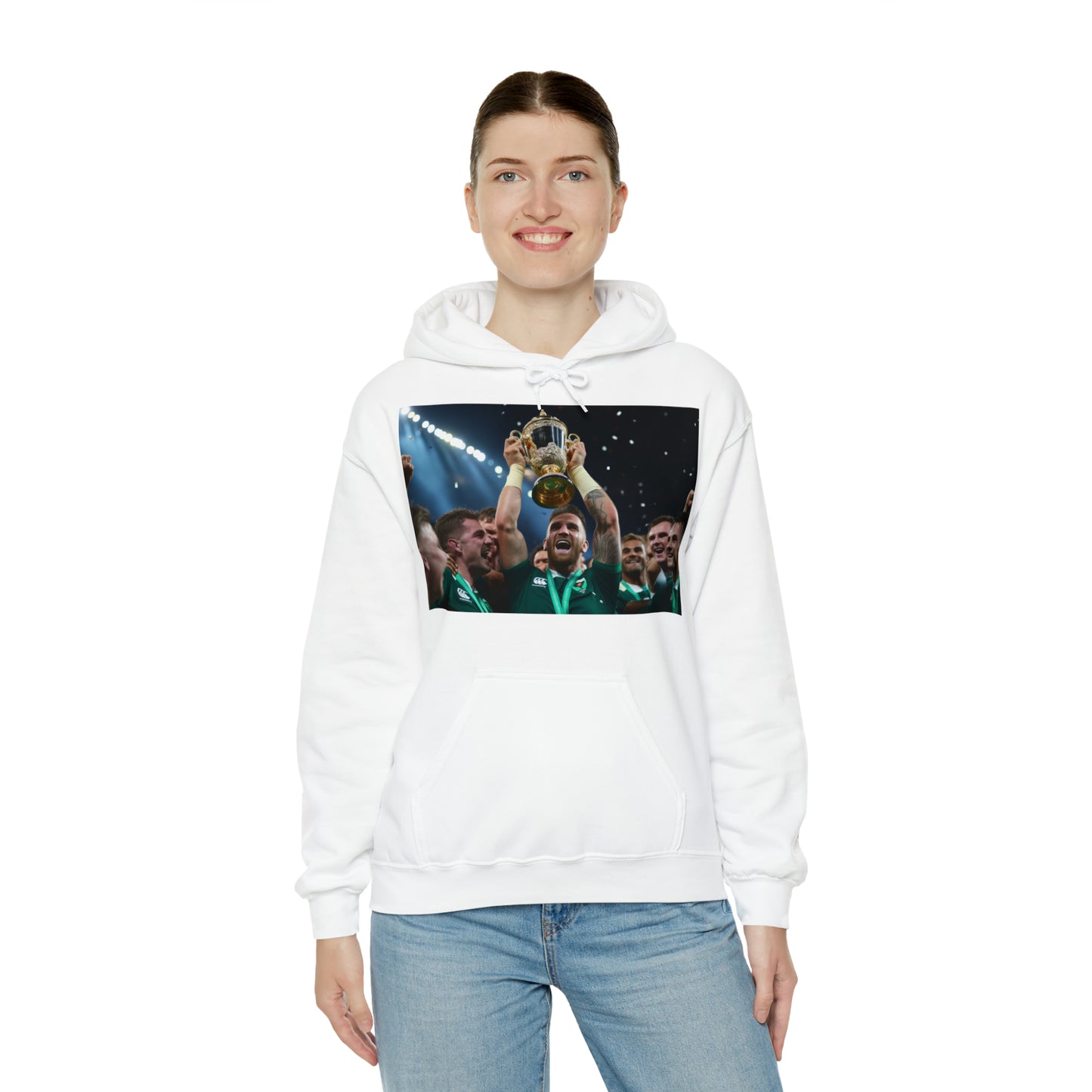 Ireland lifting the RWC - light hoodies