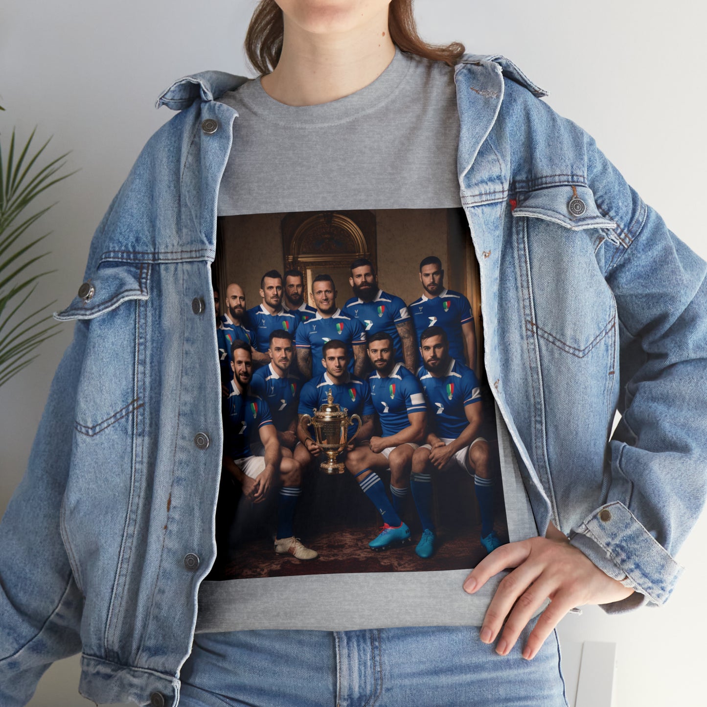 Italy World Cup photoshoot - light shirts