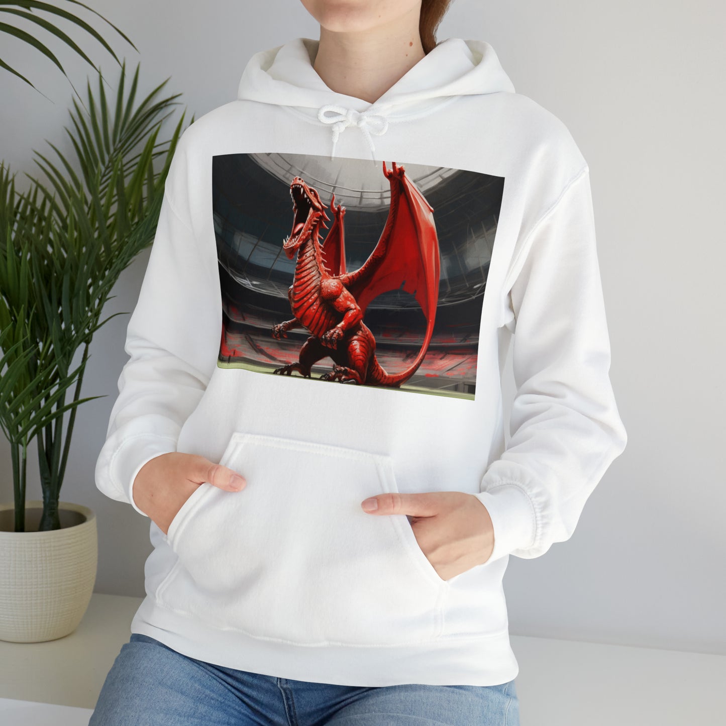 Welsh Dragon 2 - light hoodies