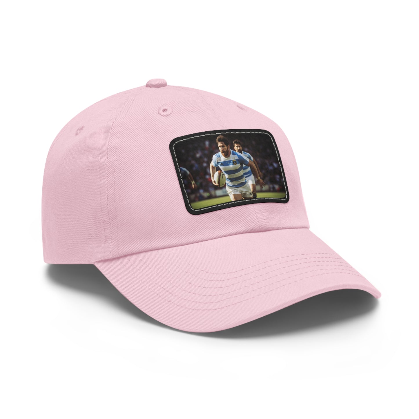 Rugby Messi Rectangle Leather Patch Hat