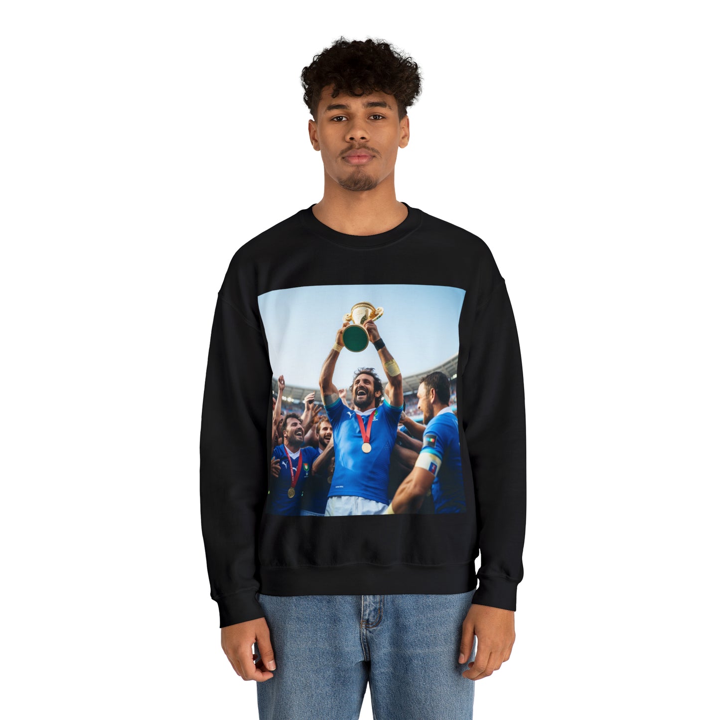 Italy Lifting the RWC - black sweatshirt