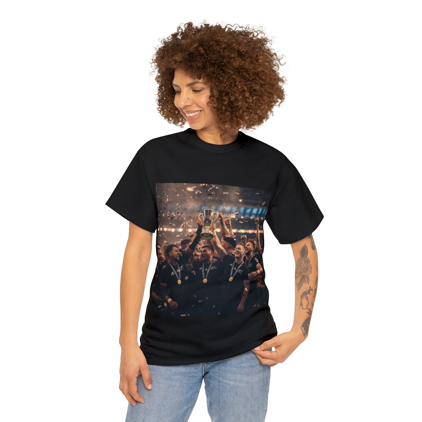 All Blacks World Cup Celebration - black shirt