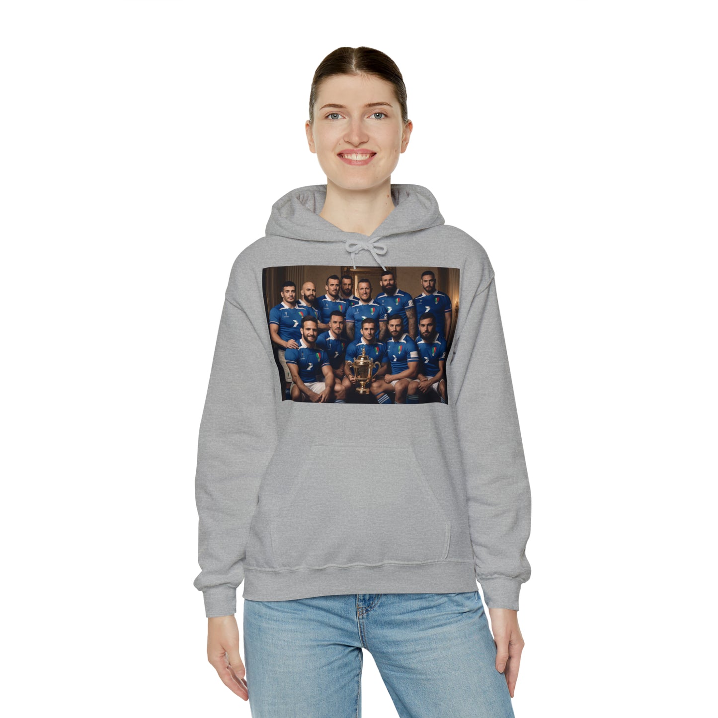 Italy World Cup photoshoot - light hoodies
