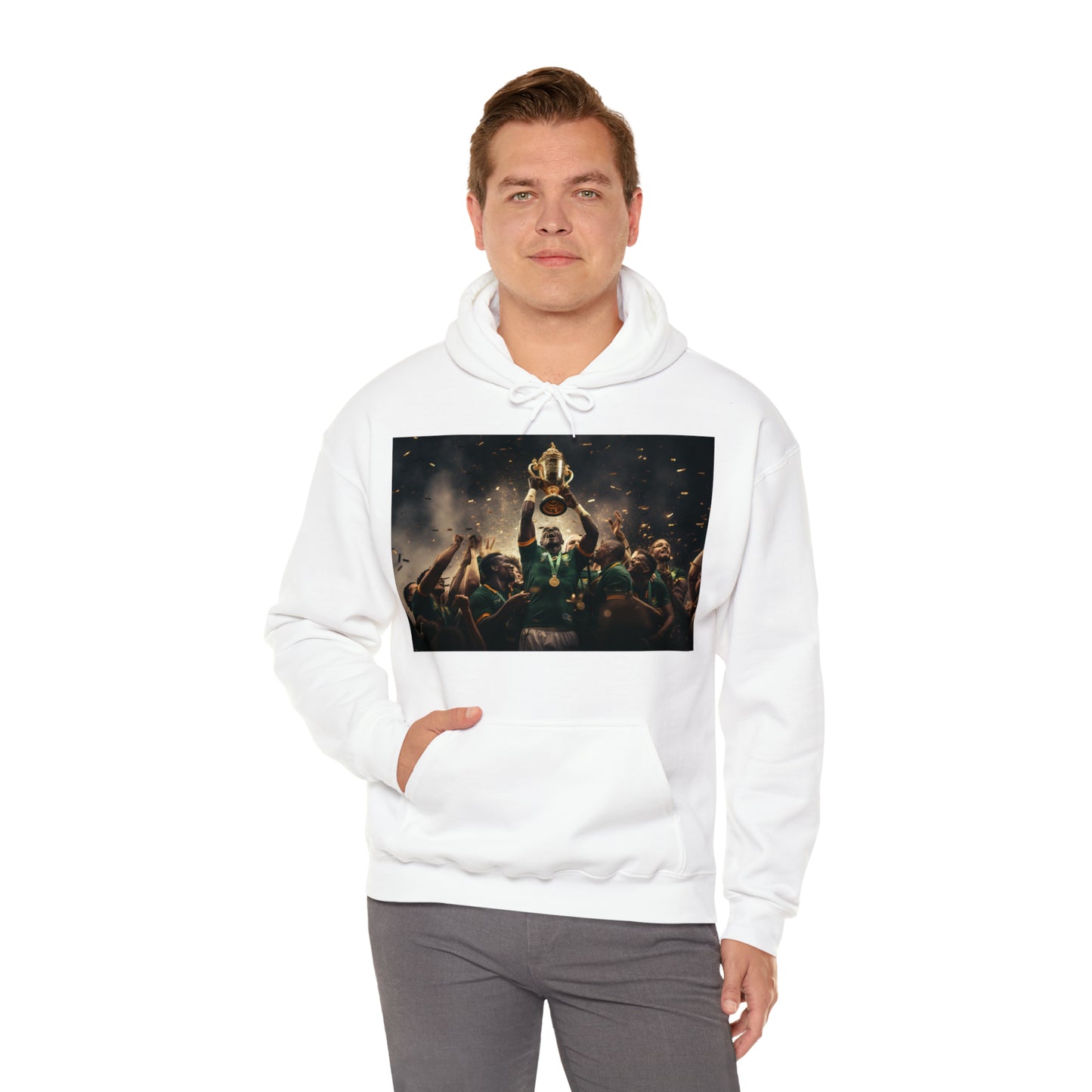 Springboks lifting RWC - light hoodies