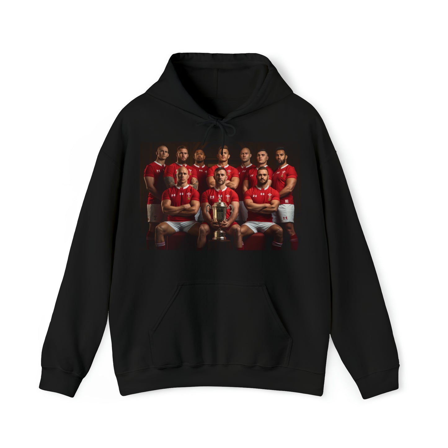 Wales RWC Photoshoot - dark hoodies