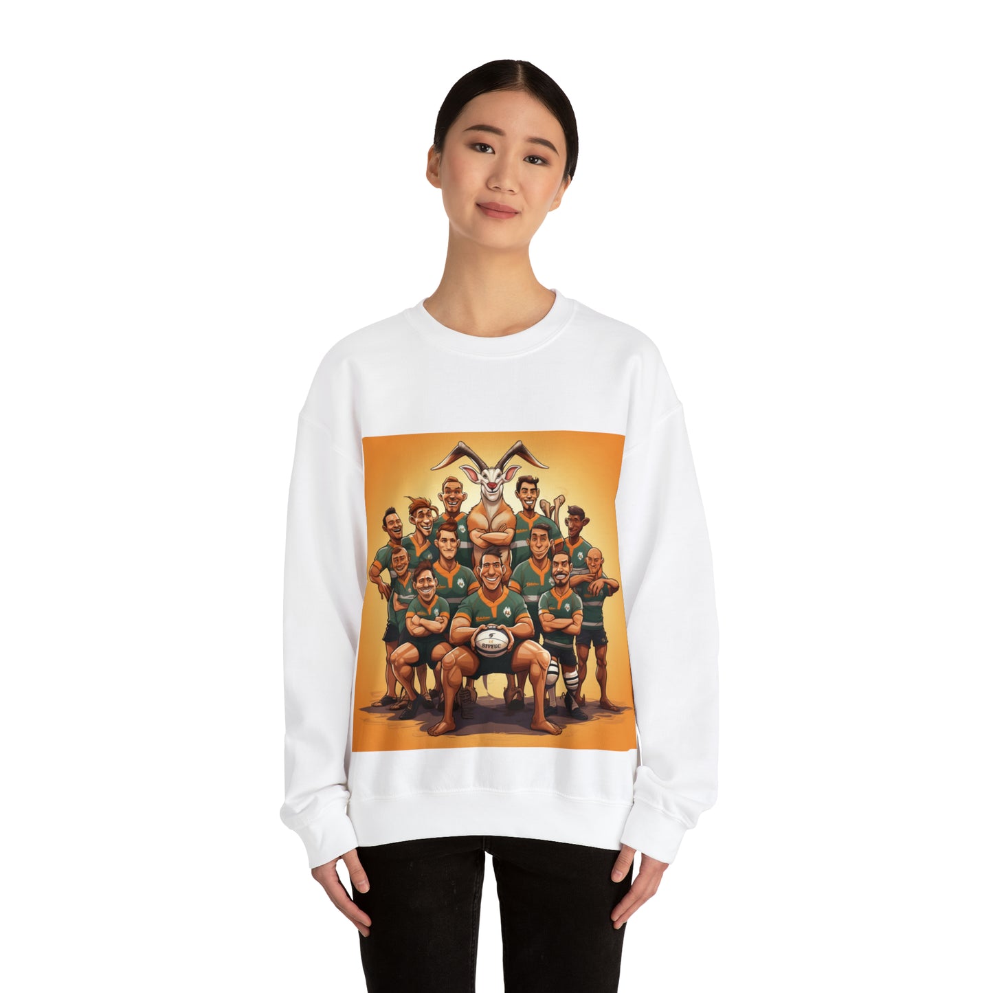 Springboks Team Photo - light sweatshirt