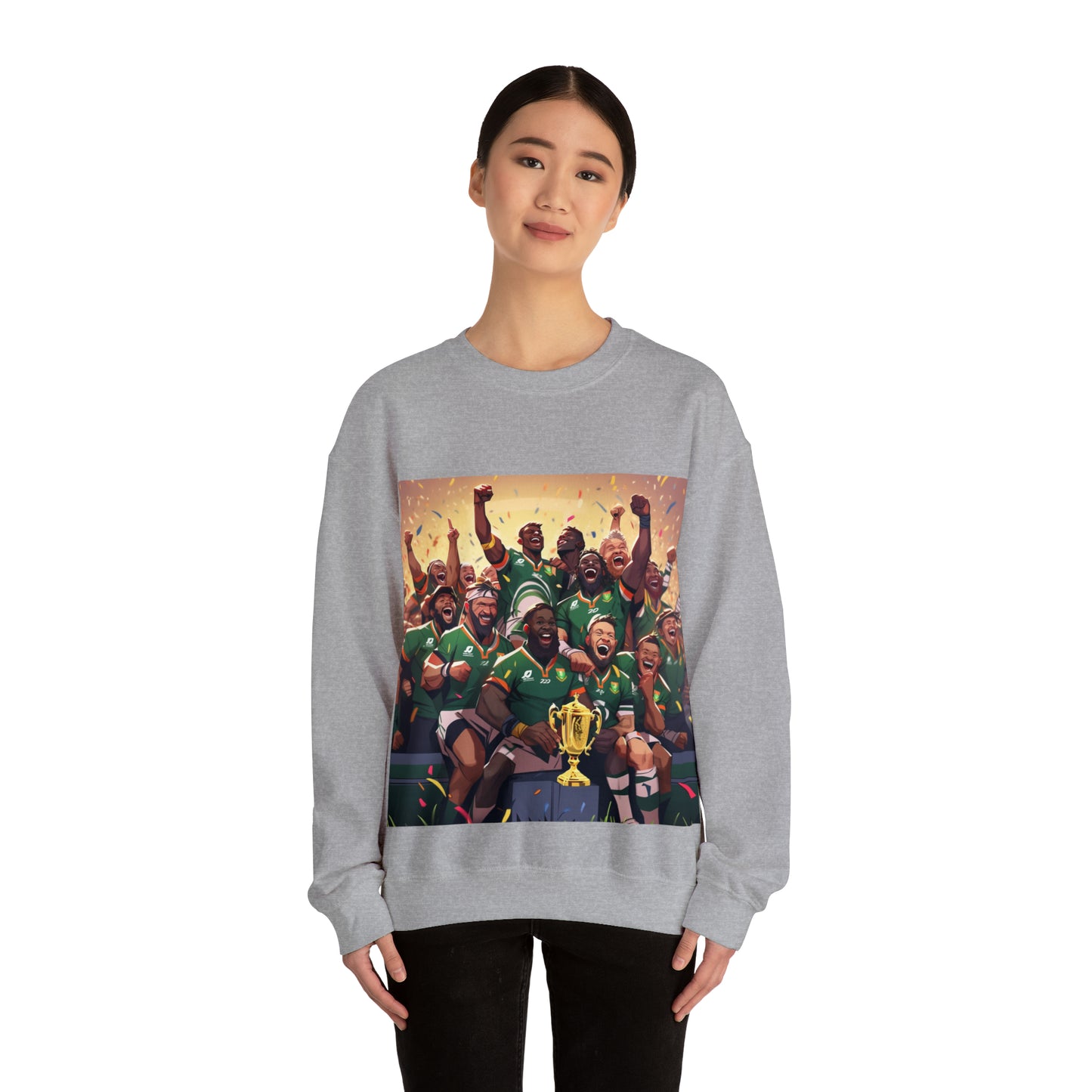 Springboks Celebrating with RWC - light sweatshirts