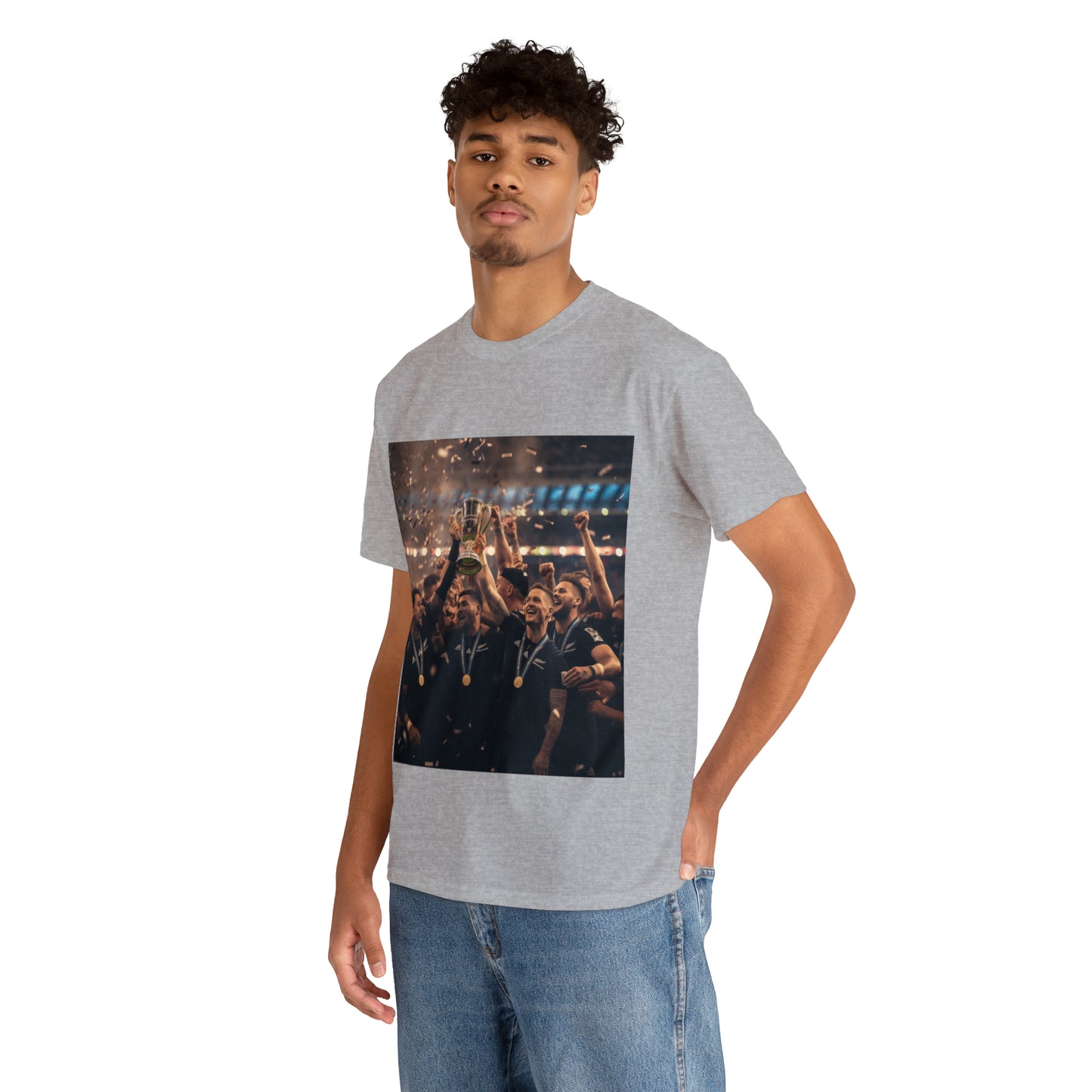 All Blacks World Cup Celebration - light shirts