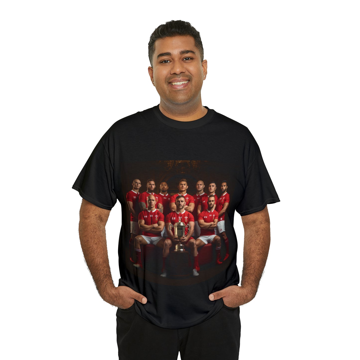Wales RWC Photoshoot - dark shirts