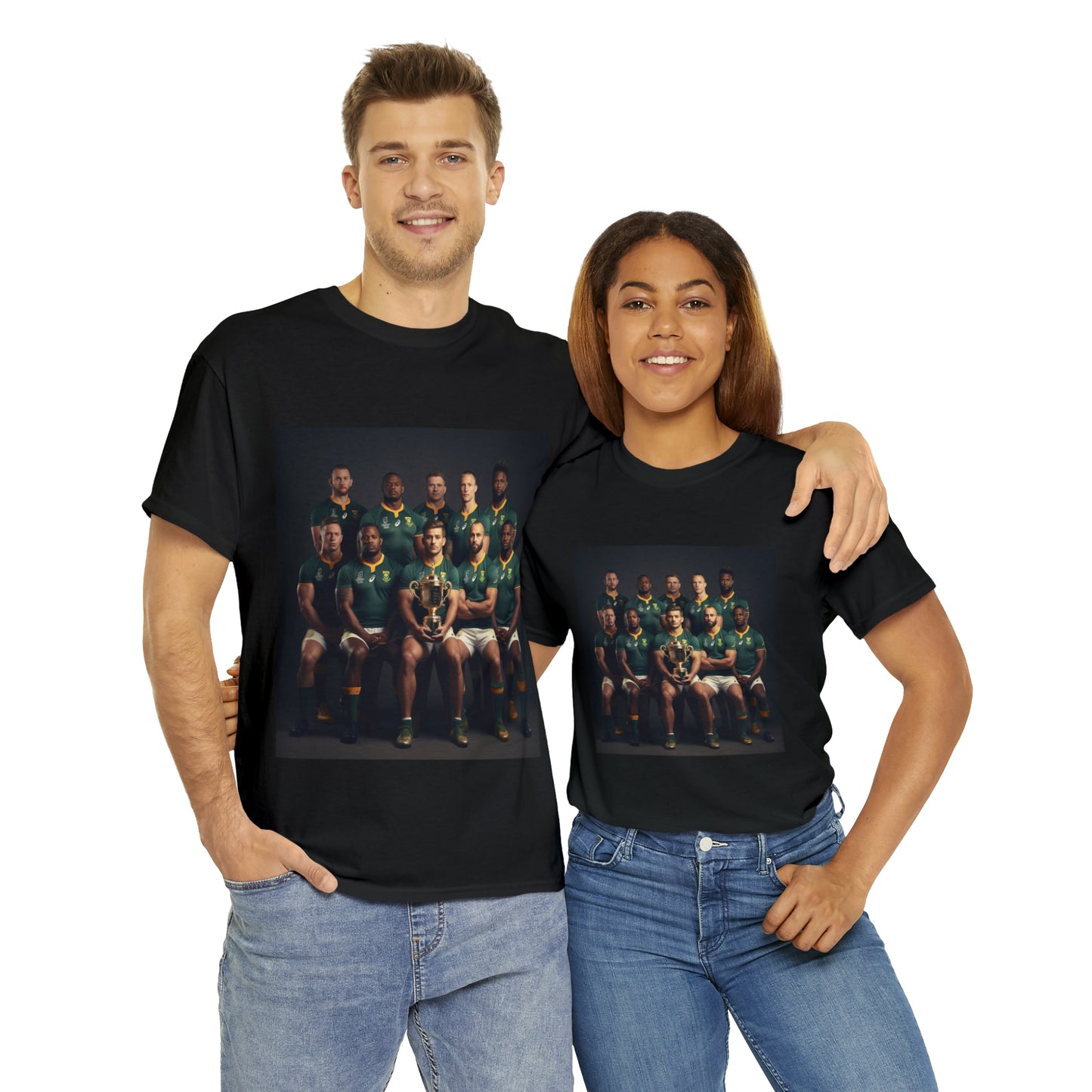 Springbok RWC photoshoot - dark shirts