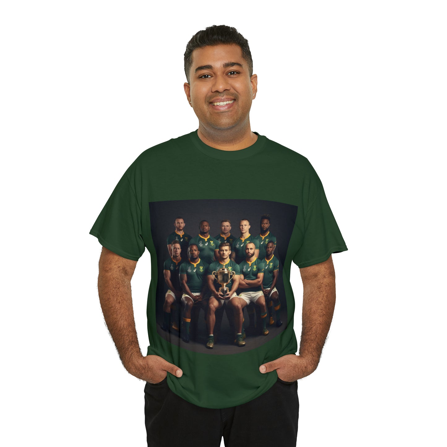 Springbok RWC photoshoot - dark shirts