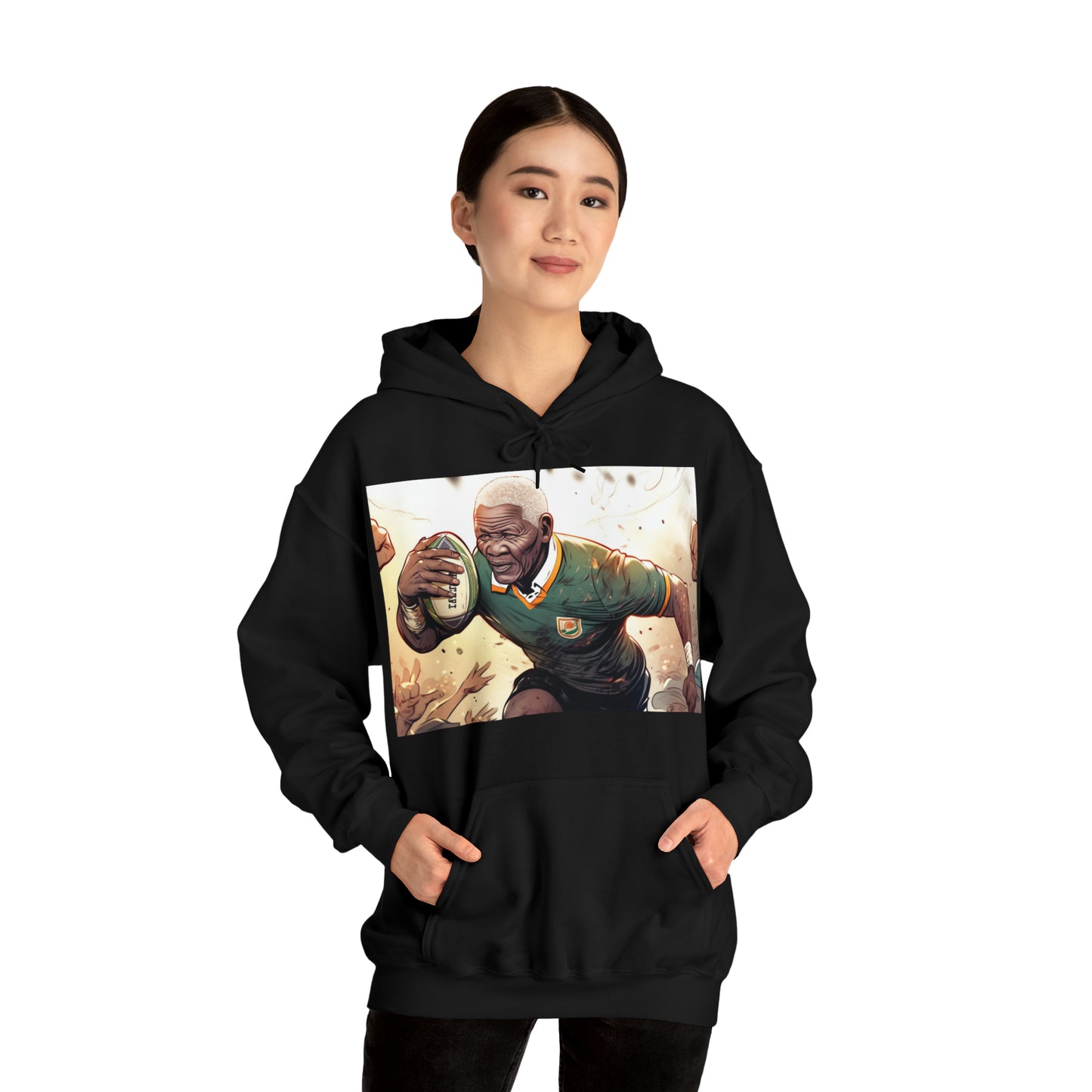 Rugby Mandela - dark hoodies