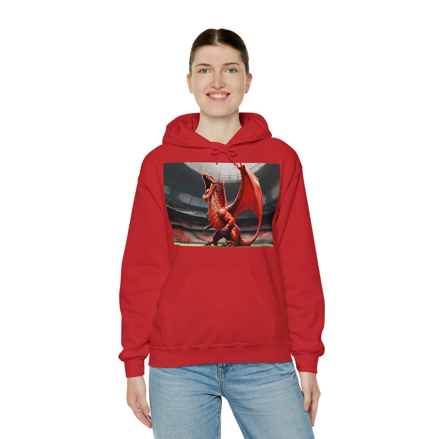 Welsh Dragon 2 - dark hoodies