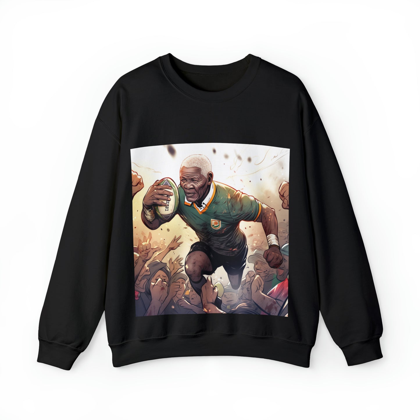 Rugby Mandela - black sweatshirt
