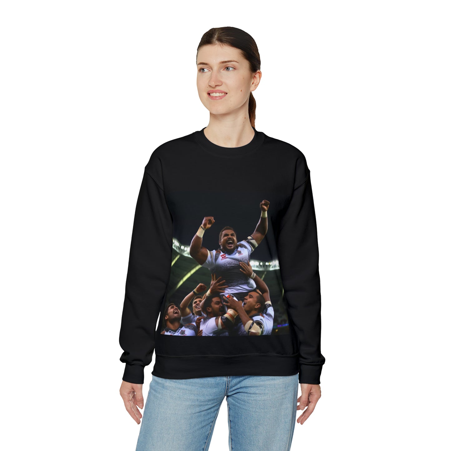 Fiji RWC Celebration - black sweatshirt