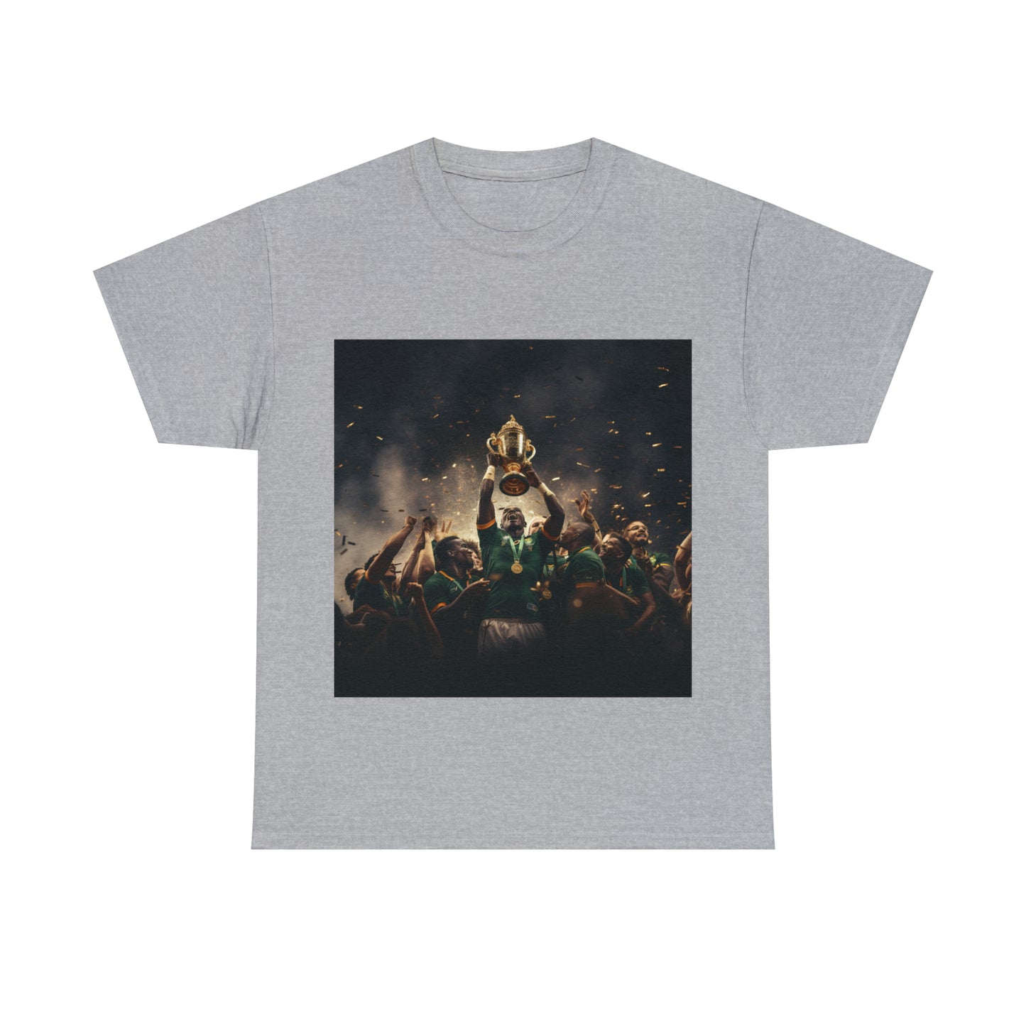 Springboks lifting RWC - light shirts